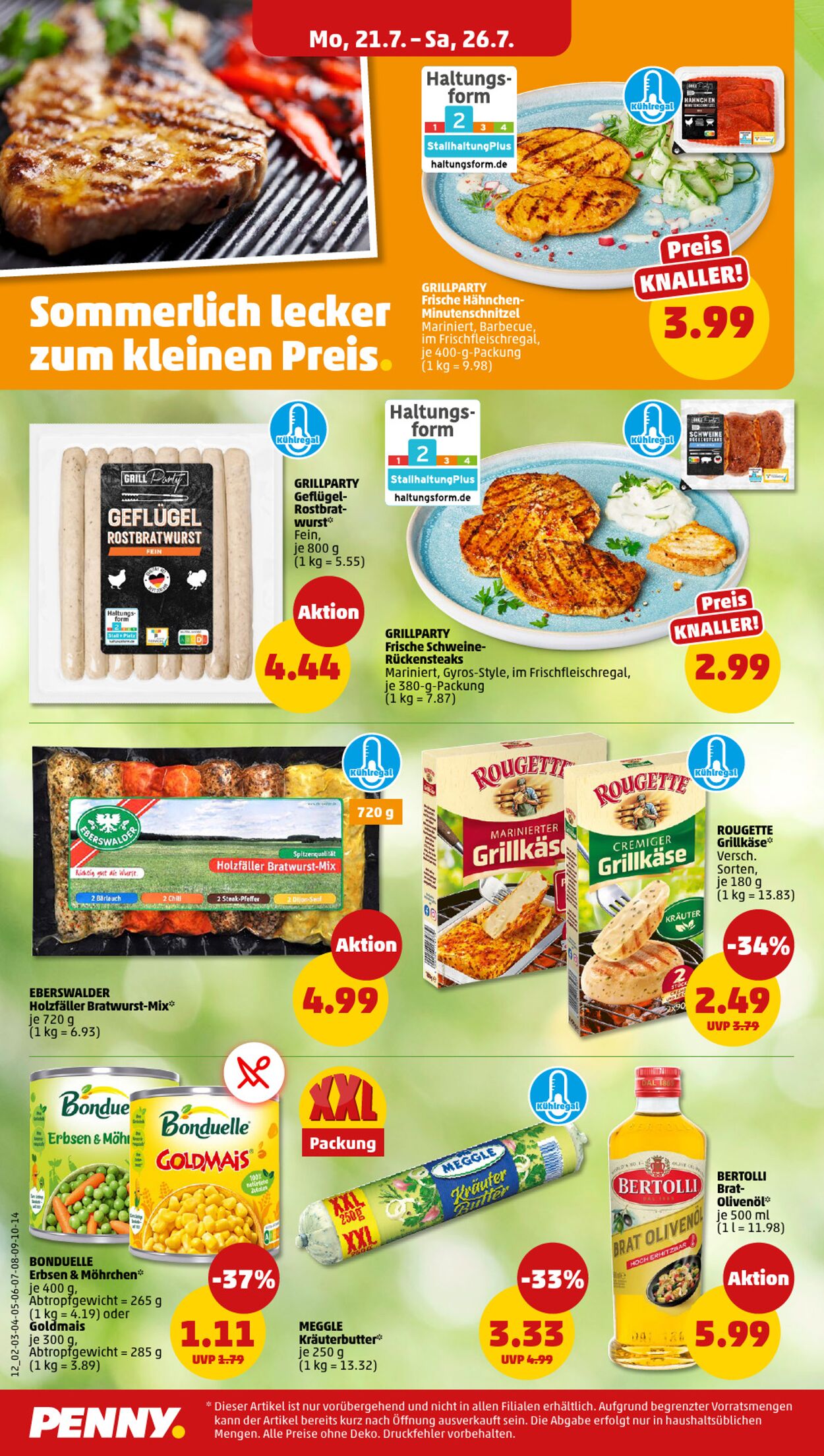 Prospekt Penny 21.07.2025 - 26.07.2025