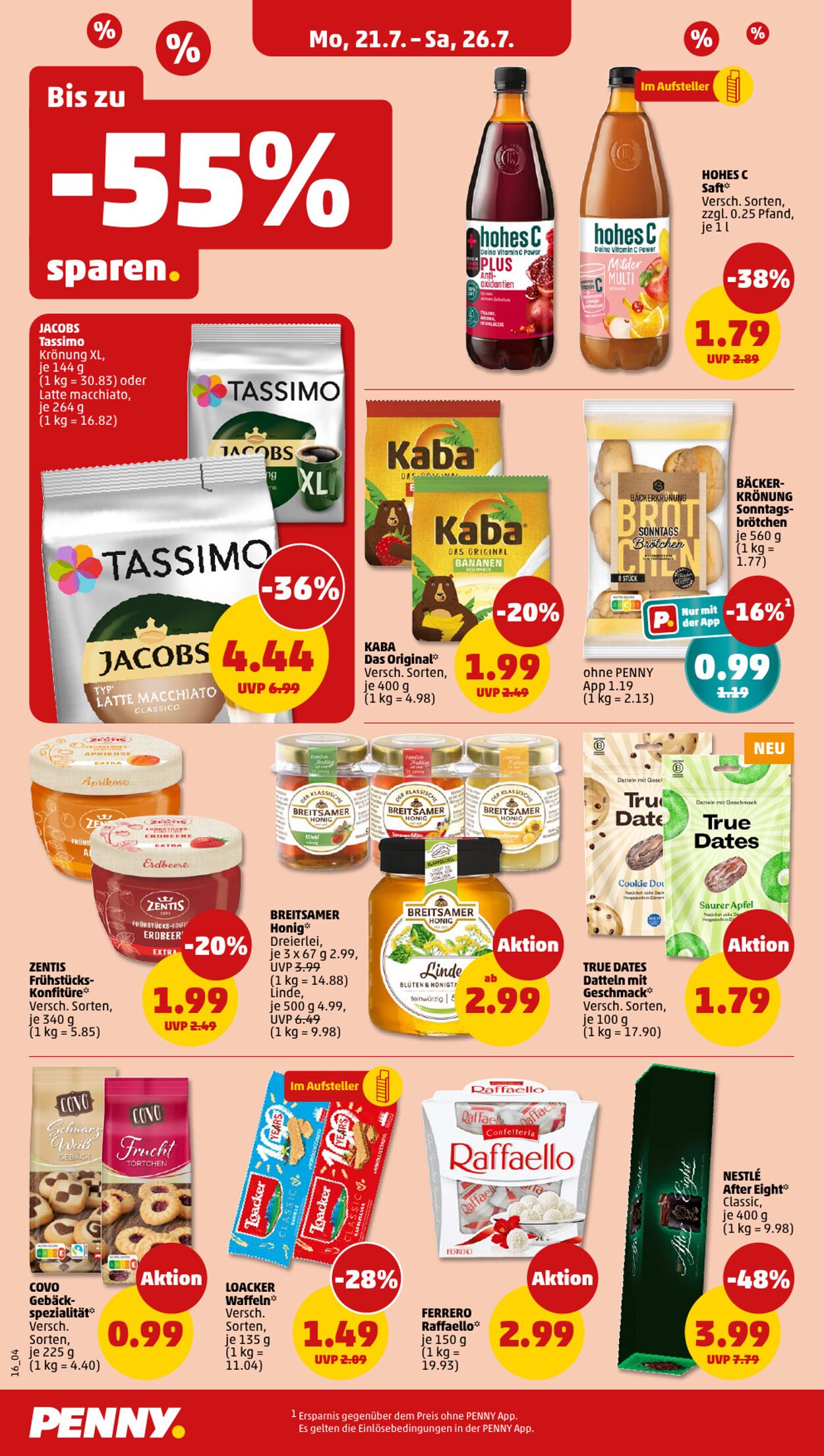 Prospekt Penny 21.07.2025 - 26.07.2025