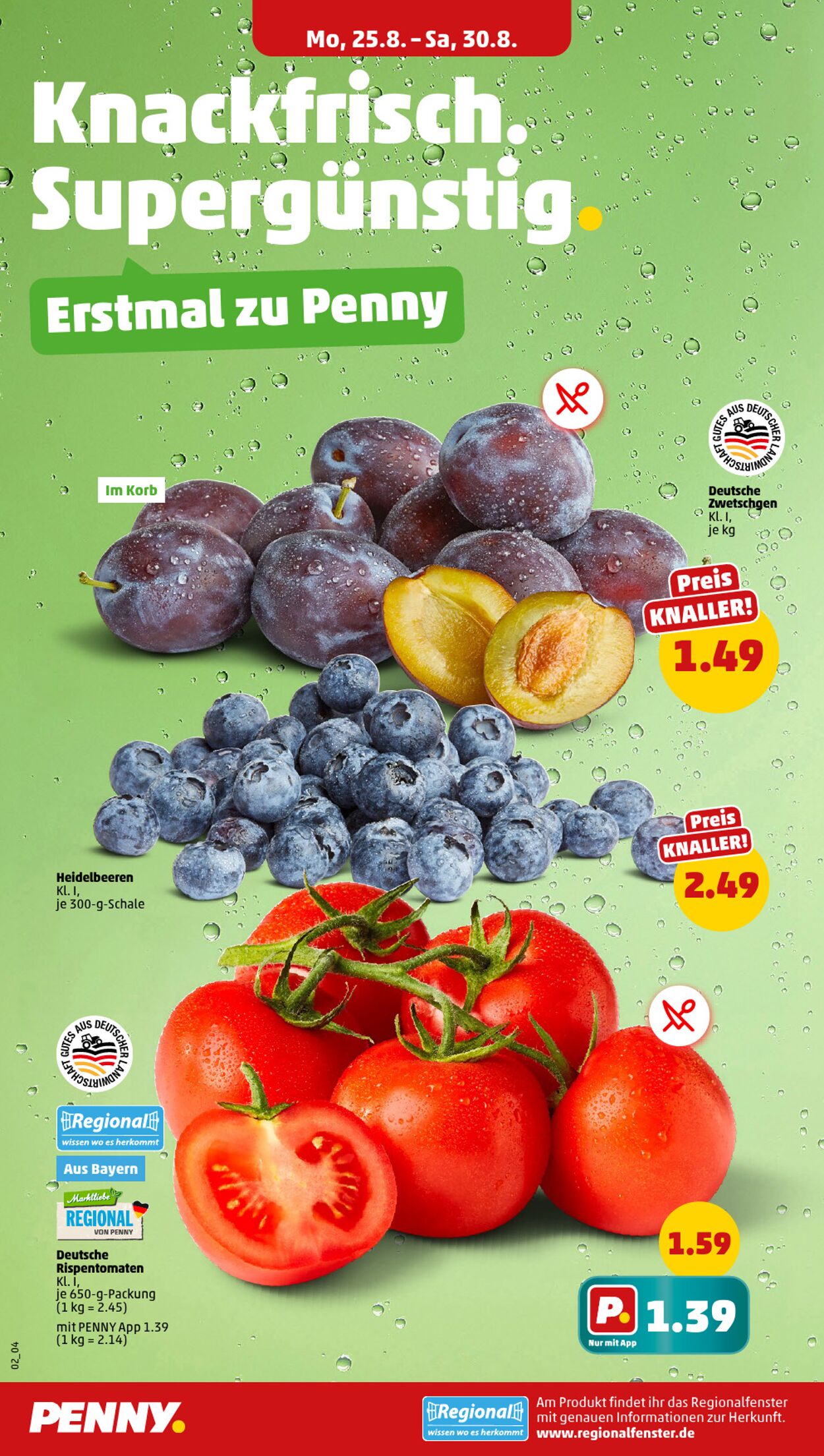 Prospekt Penny 25.08.2025 - 30.08.2025