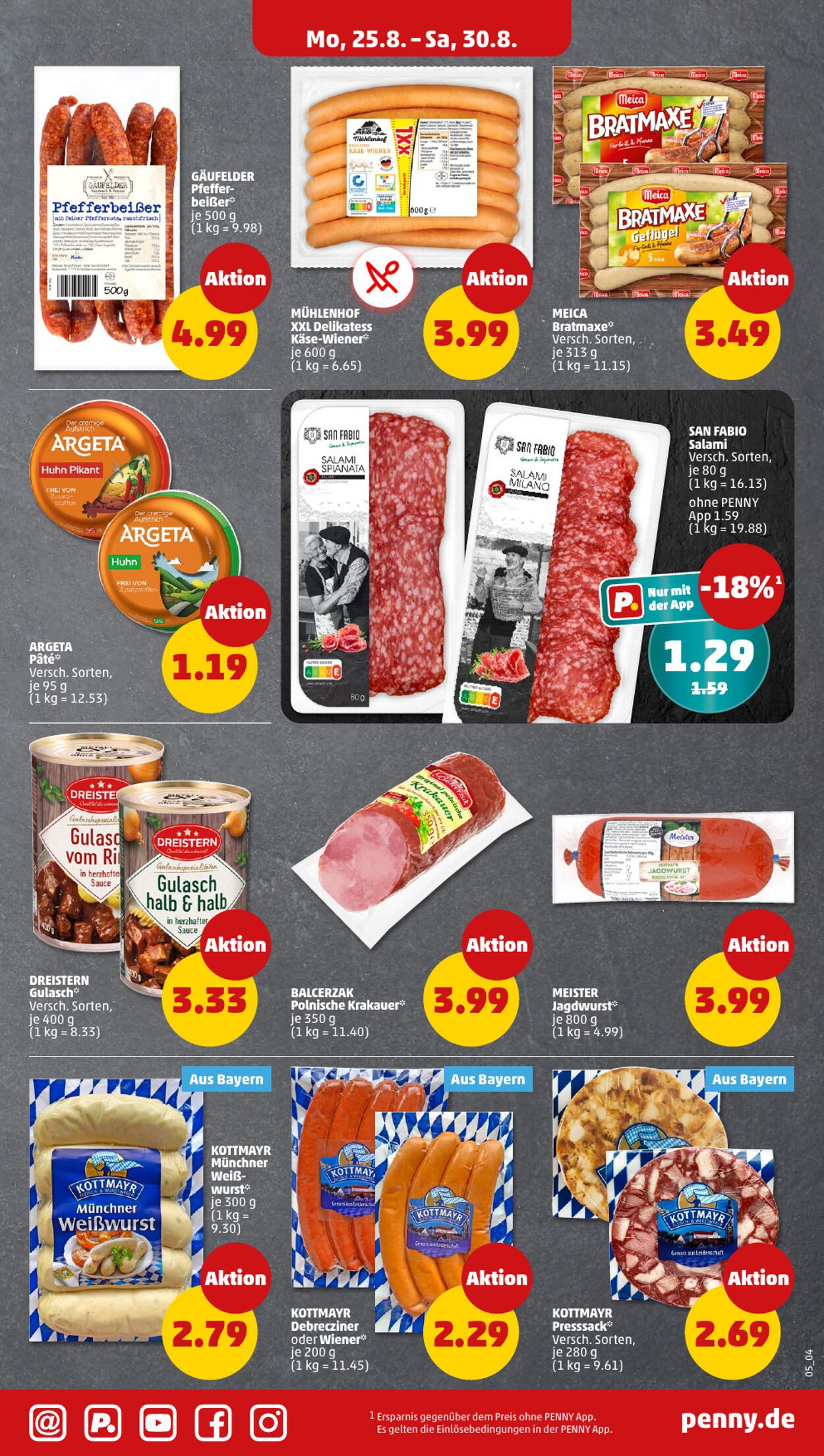 Prospekt Penny 25.08.2025 - 30.08.2025