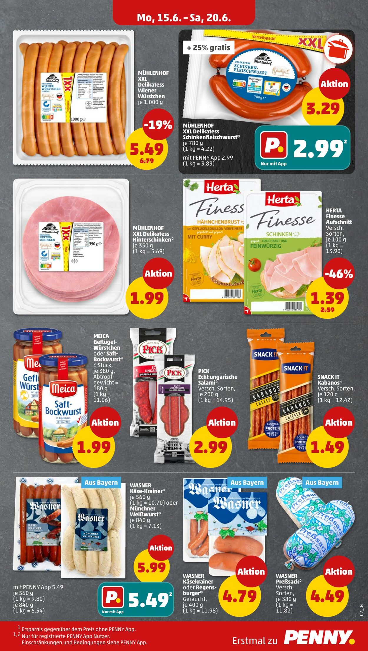 Prospekt Penny 15.06.2026 - 20.06.2026