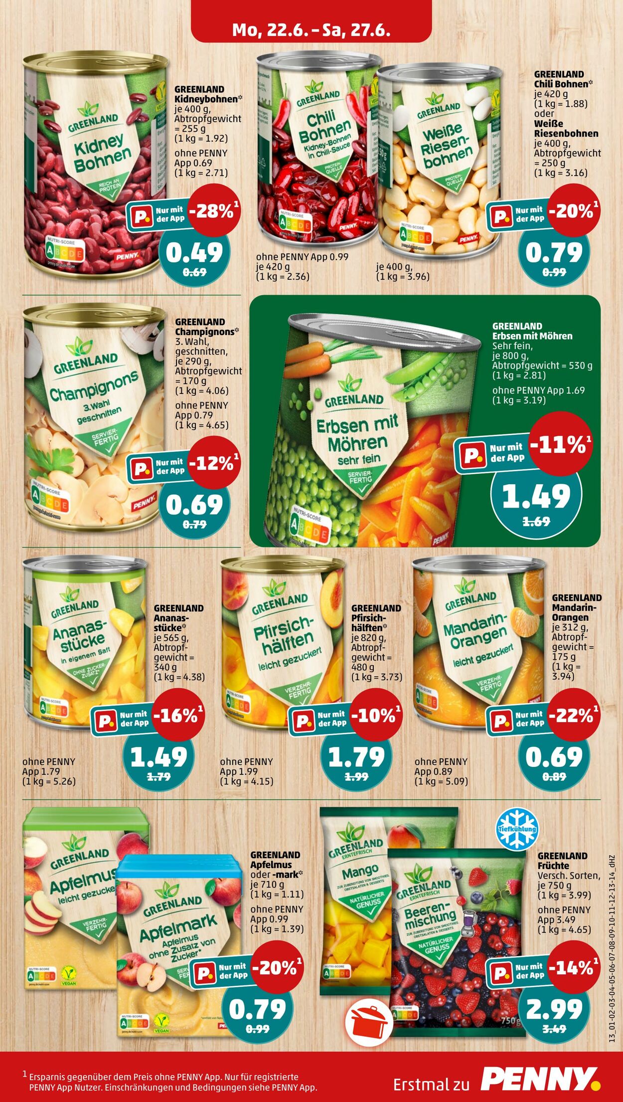 Prospekt Penny 22.06.2026 - 27.06.2026