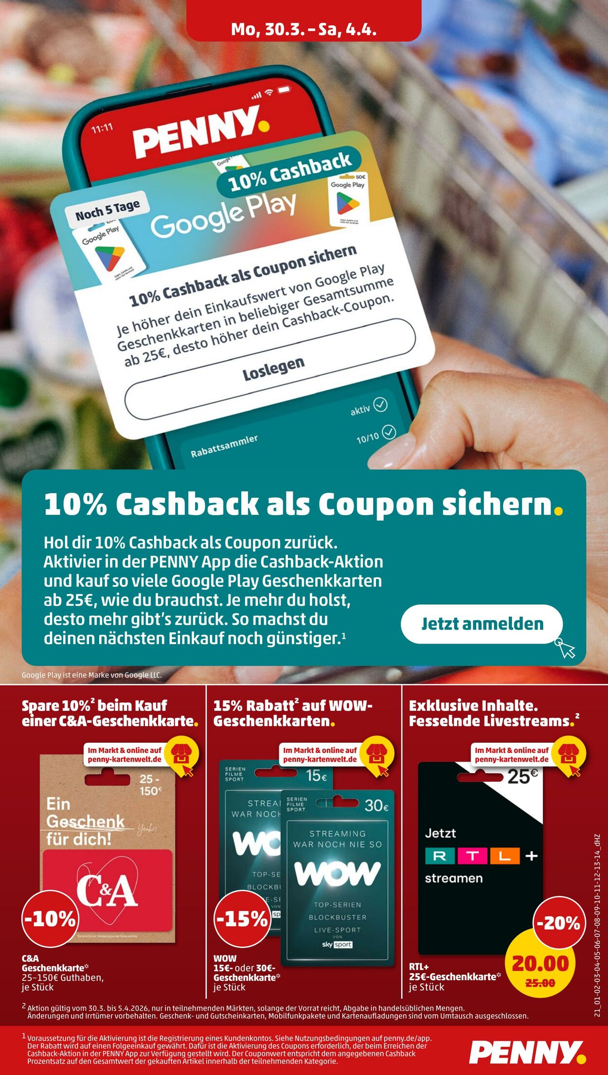 Prospekt Penny 30.03.2026 - 04.04.2026