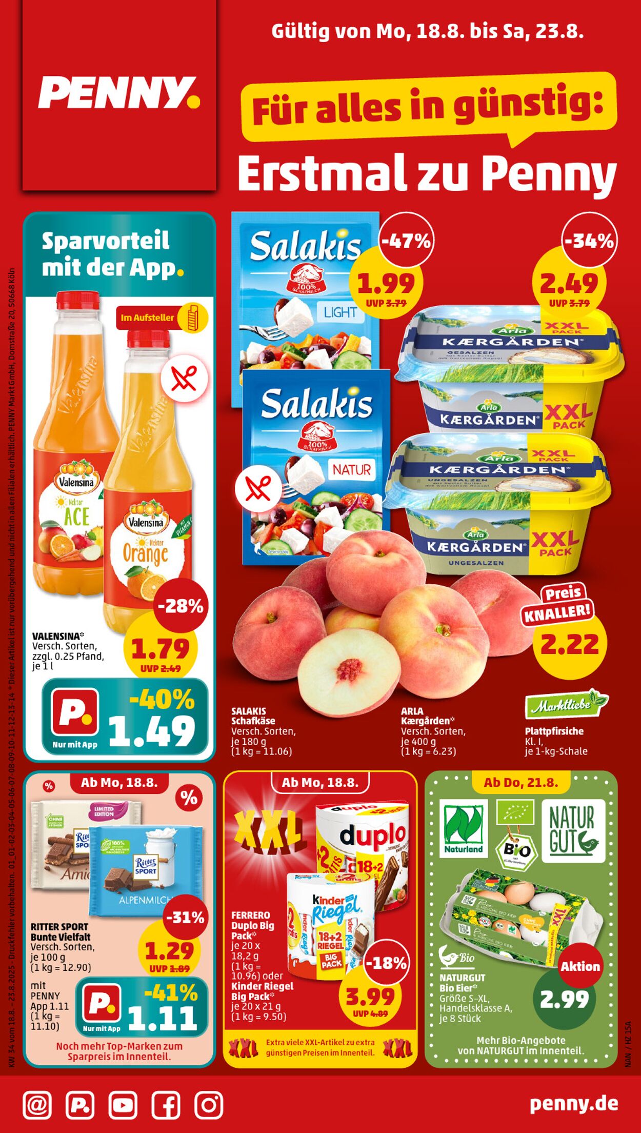 Prospekt Penny 18.08.2025 - 23.08.2025
