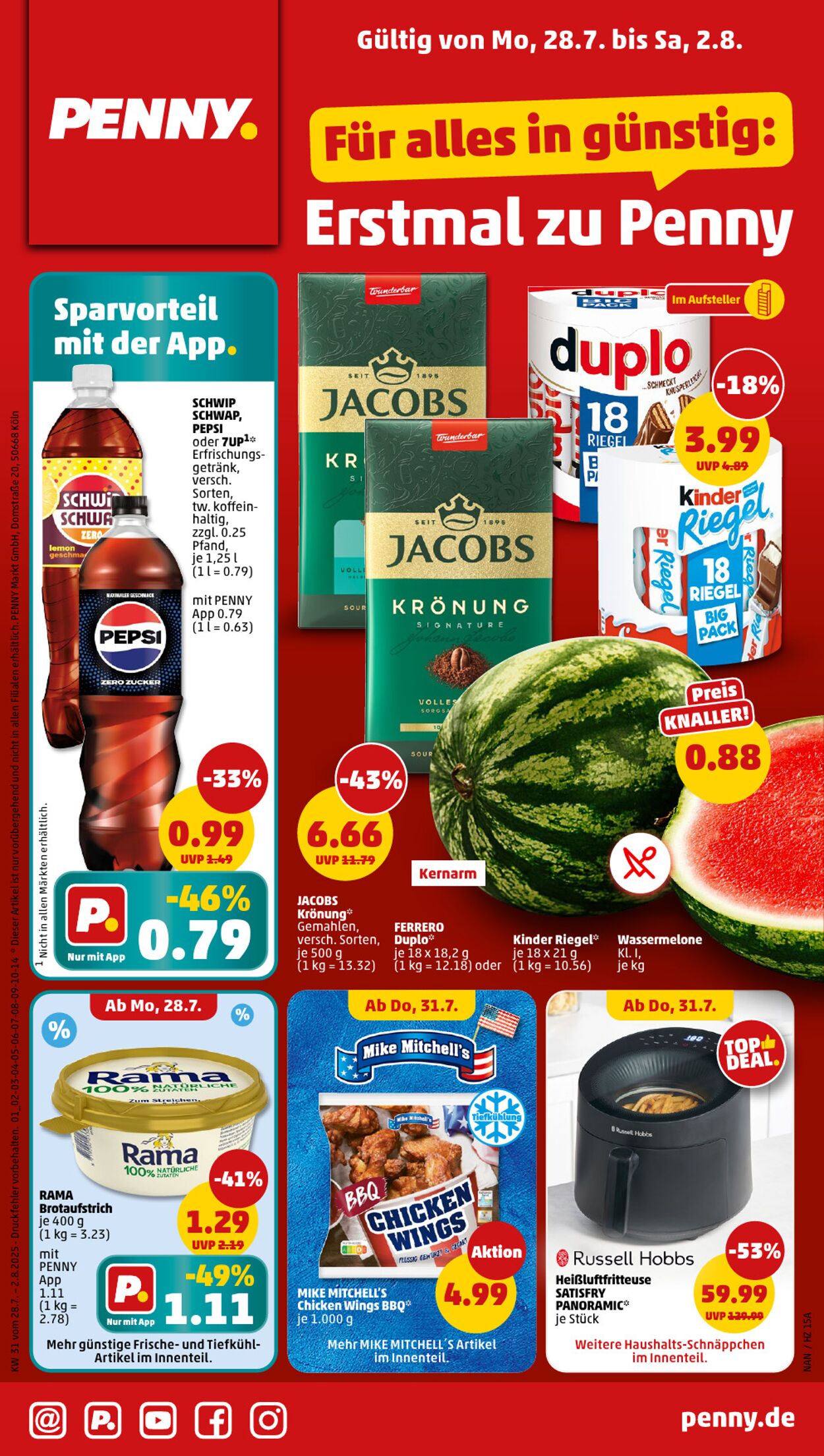 Prospekt Penny 28.07.2025 - 02.08.2025