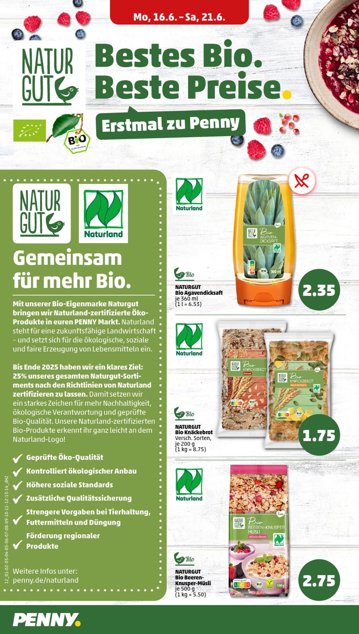 Prospekt Penny 16.06.2025 - 21.06.2025