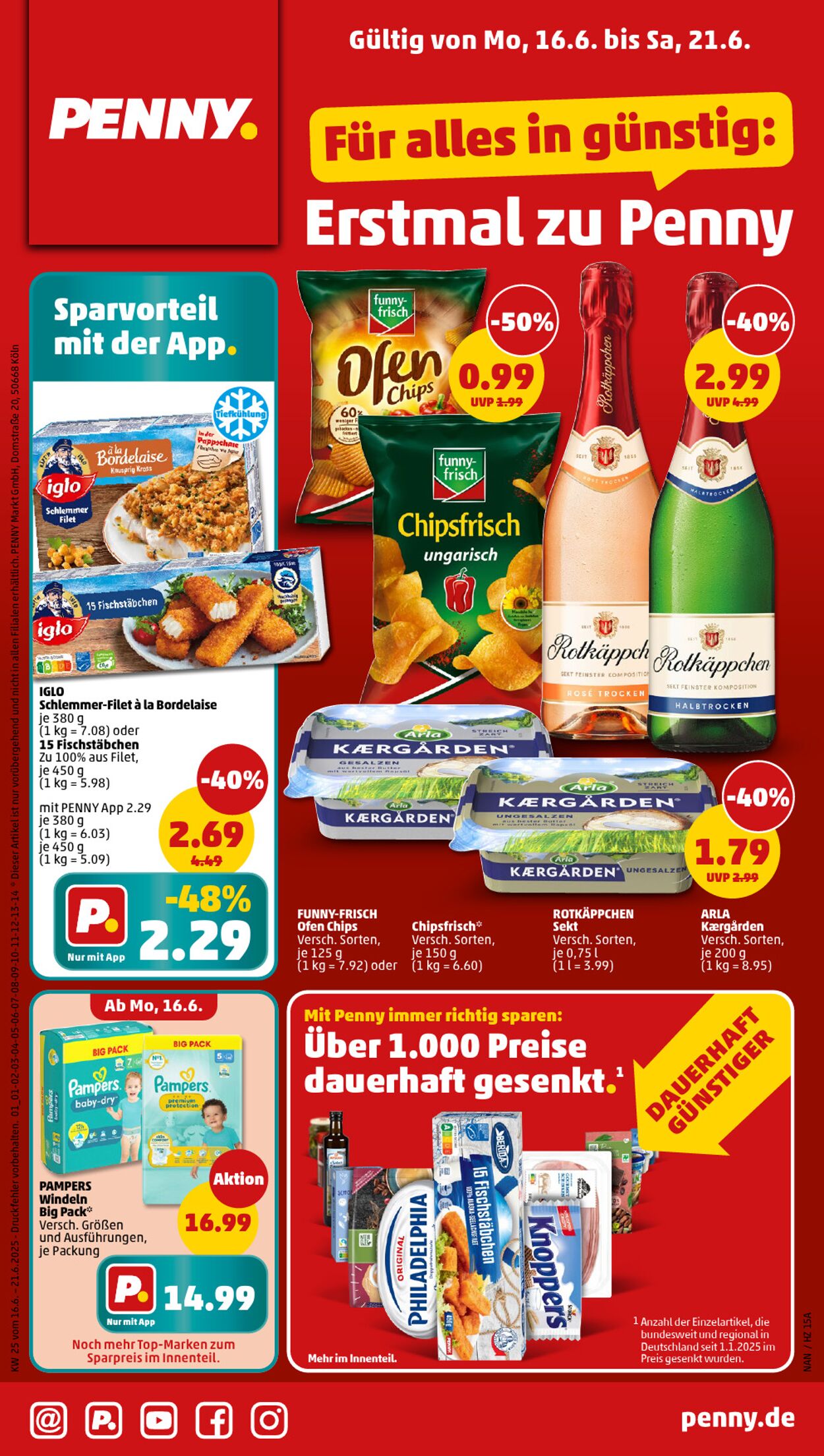 Prospekt Penny 16.06.2025 - 21.06.2025