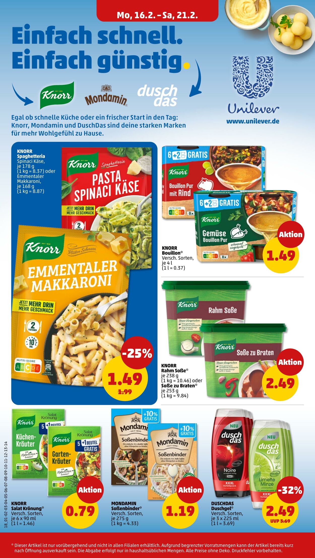 Prospekt Penny 16.02.2026 - 21.02.2026