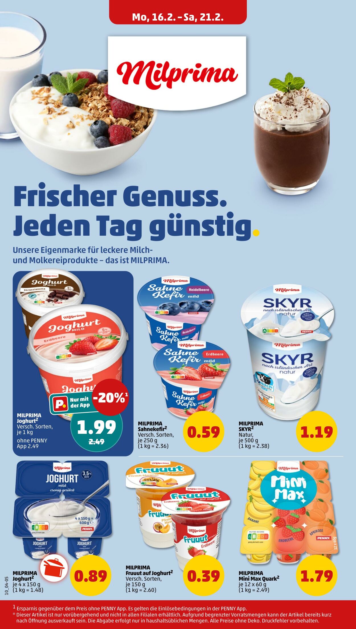 Prospekt Penny 16.02.2026 - 21.02.2026