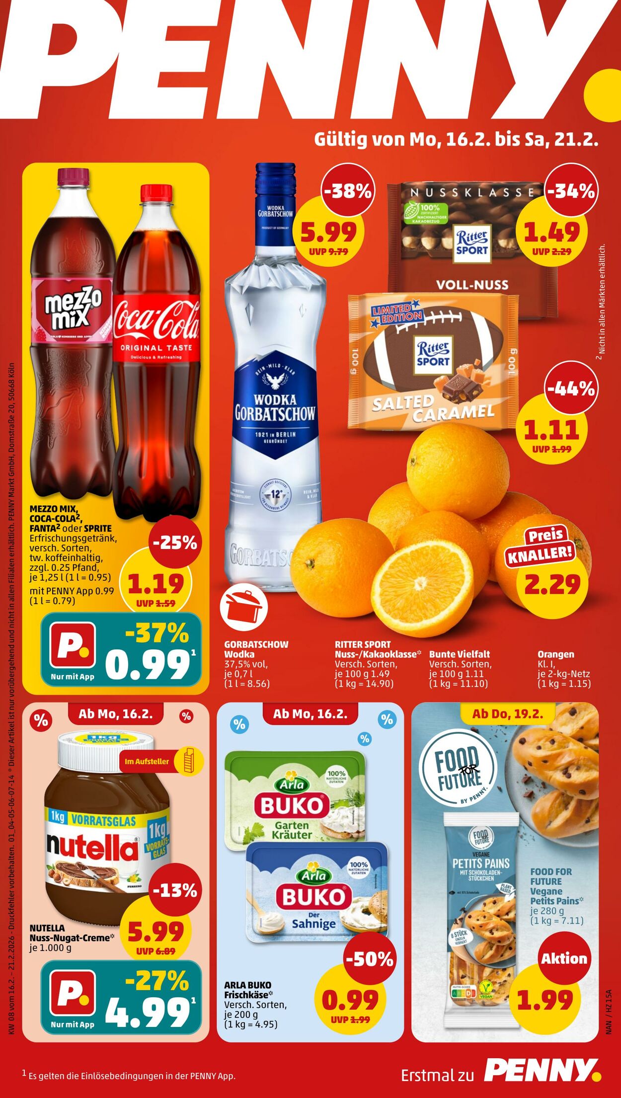 Prospekt Penny 16.02.2026 - 21.02.2026