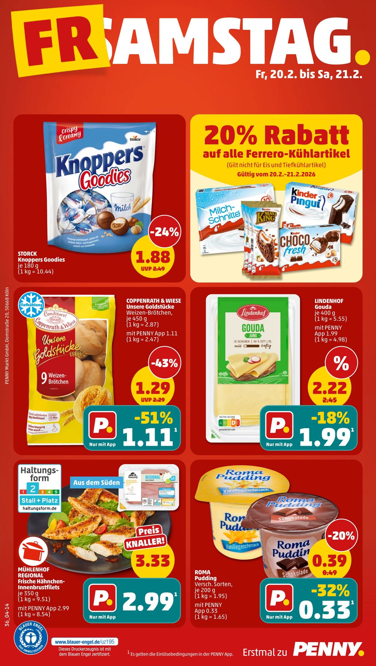 Prospekt Penny 16.02.2026 - 21.02.2026