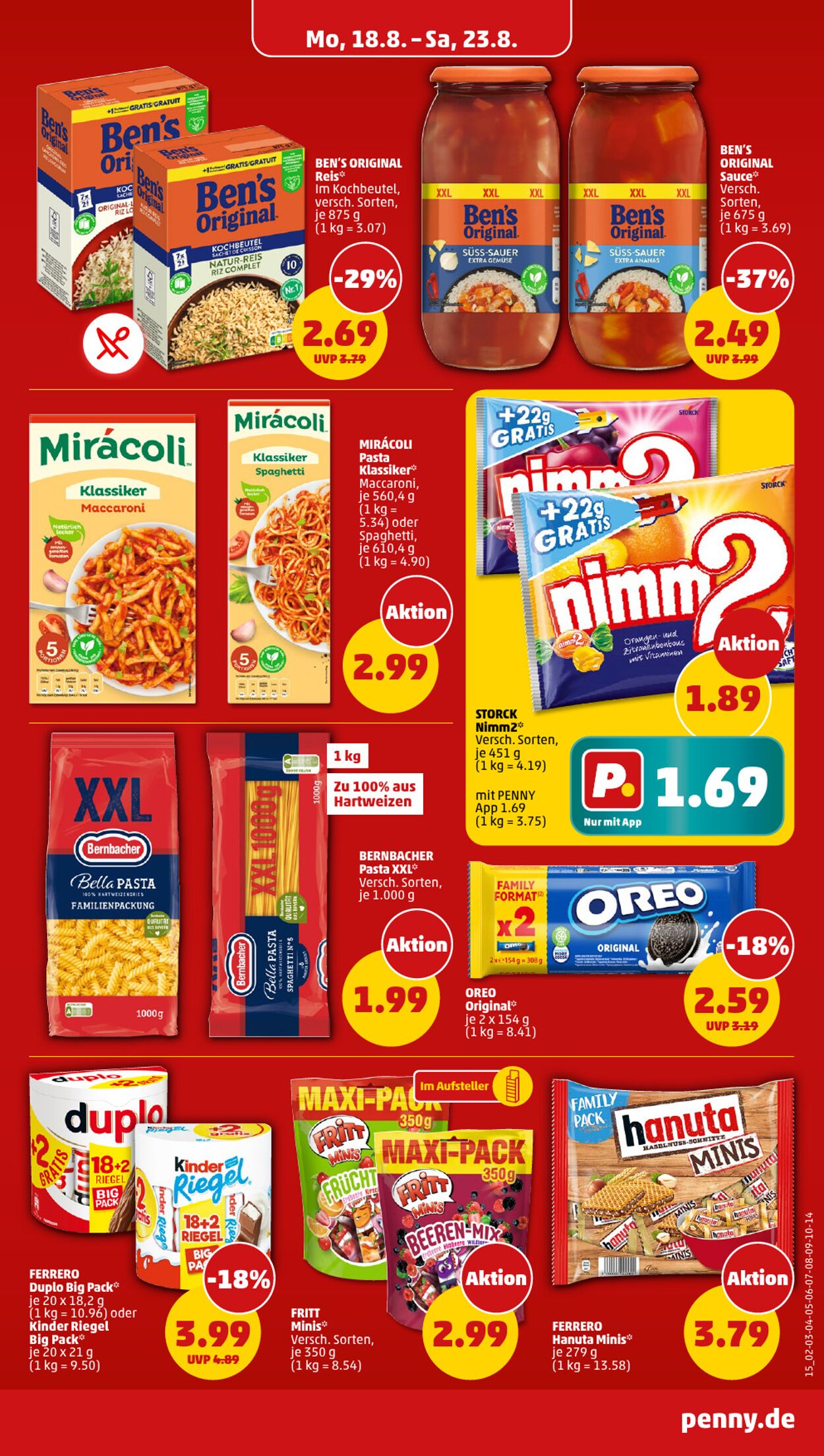 Prospekt Penny 18.08.2025 - 23.08.2025