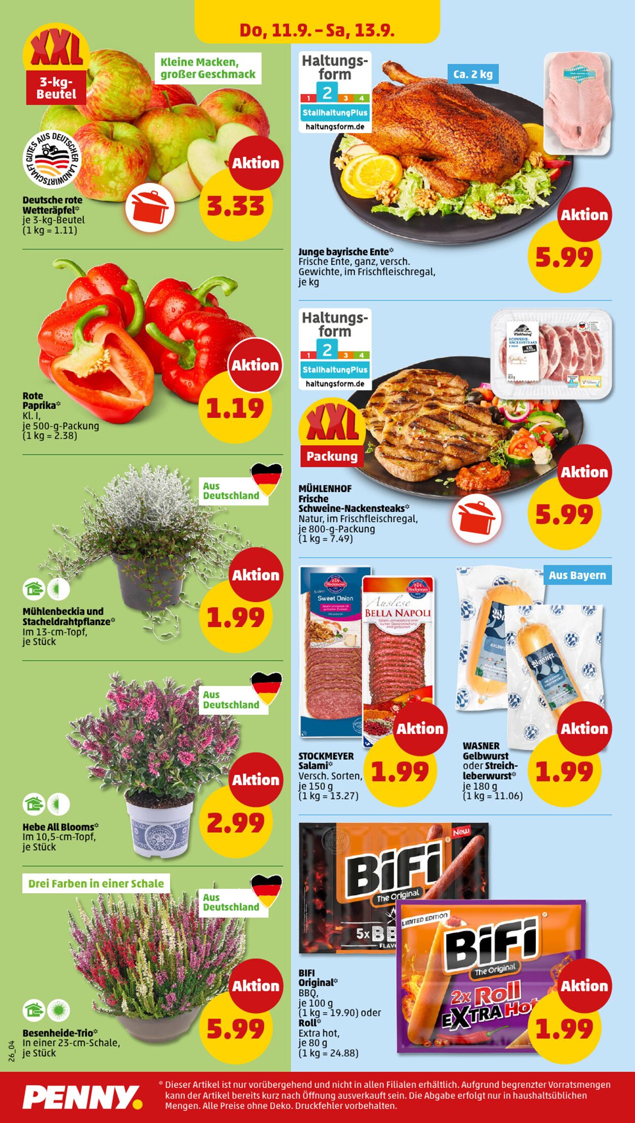 Prospekt Penny 08.09.2025 - 13.09.2025