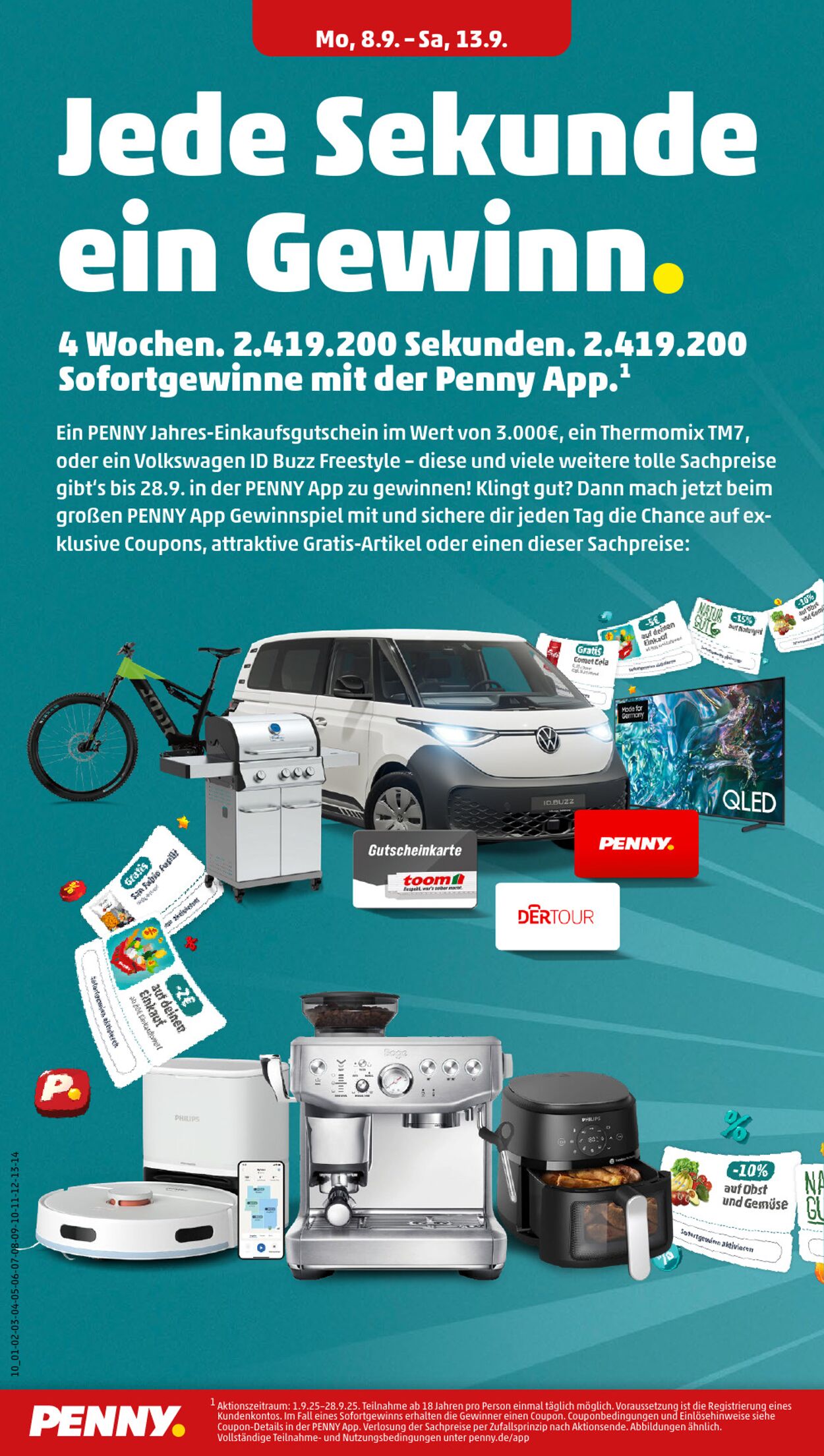 Prospekt Penny 08.09.2025 - 13.09.2025