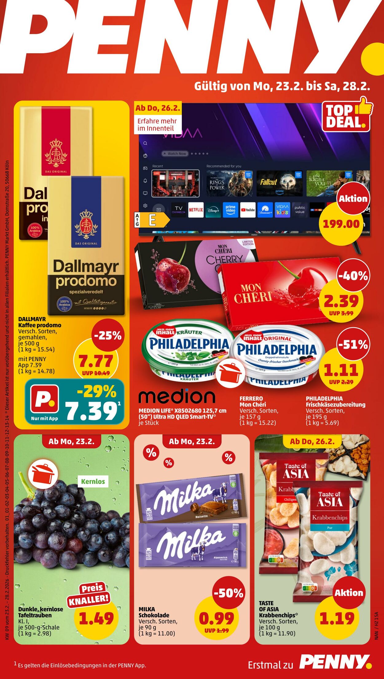 Prospekt Penny 23.02.2026 - 28.02.2026