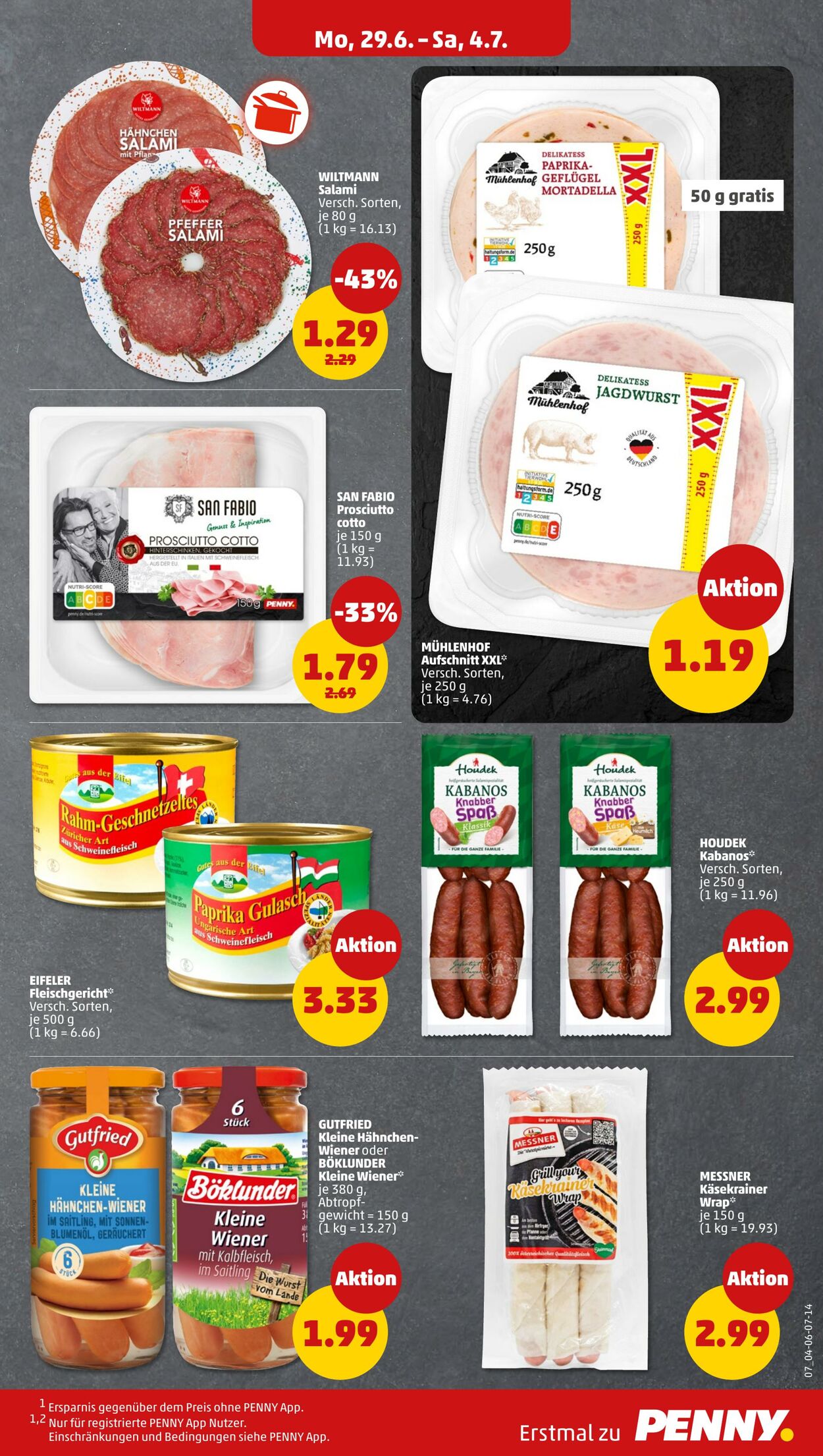 Prospekt Penny 29.06.2026 - 04.07.2026