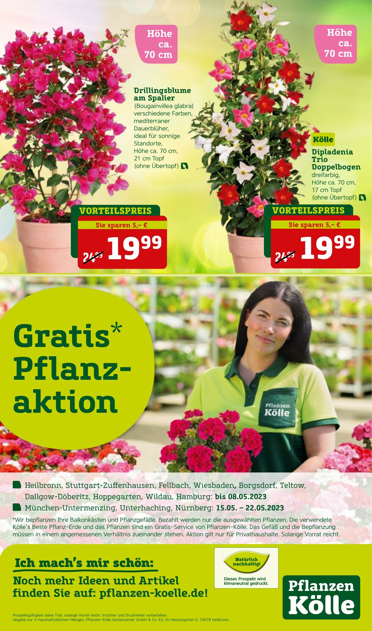 Prospekt Pflanzen-Kölle 08.05.2023 - 14.05.2023