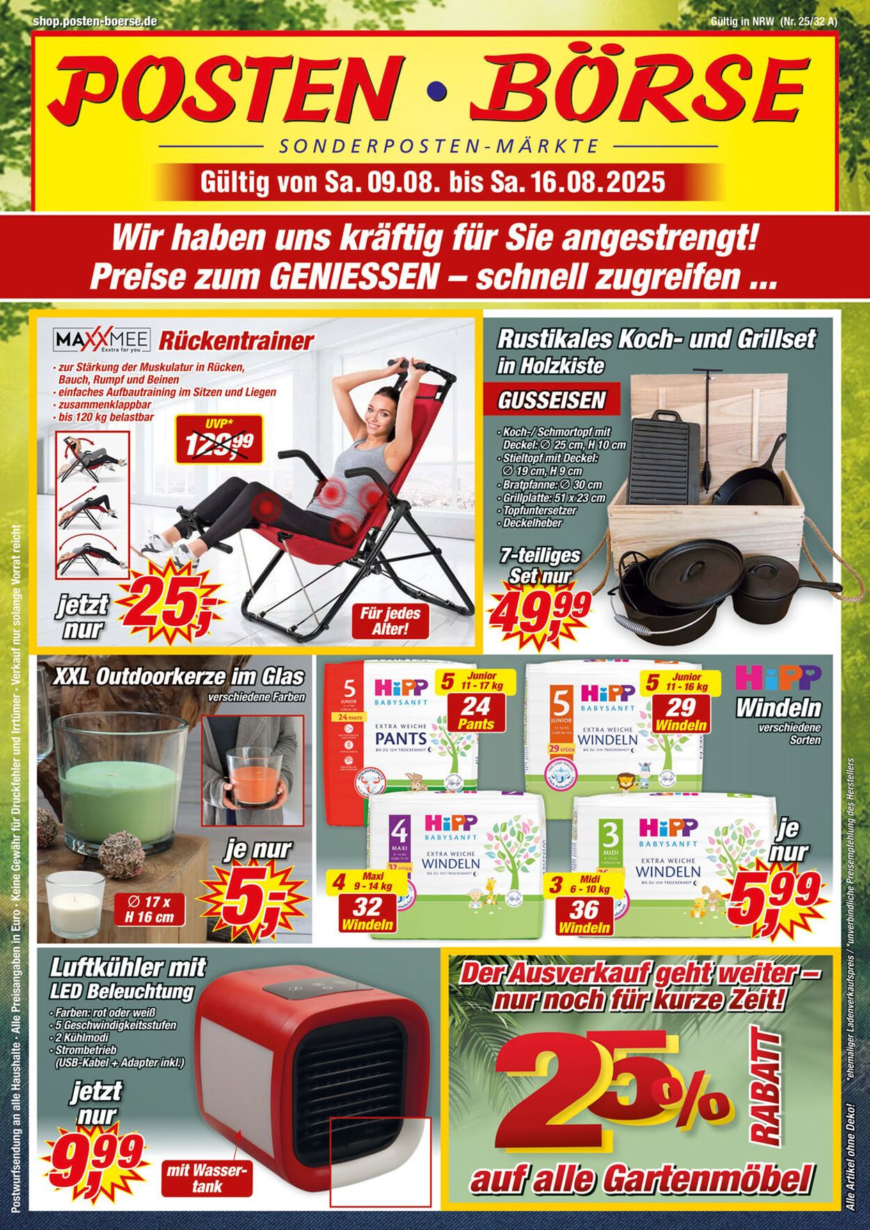 Prospekt Posten Börse 11.08.2025 - 25.08.2025