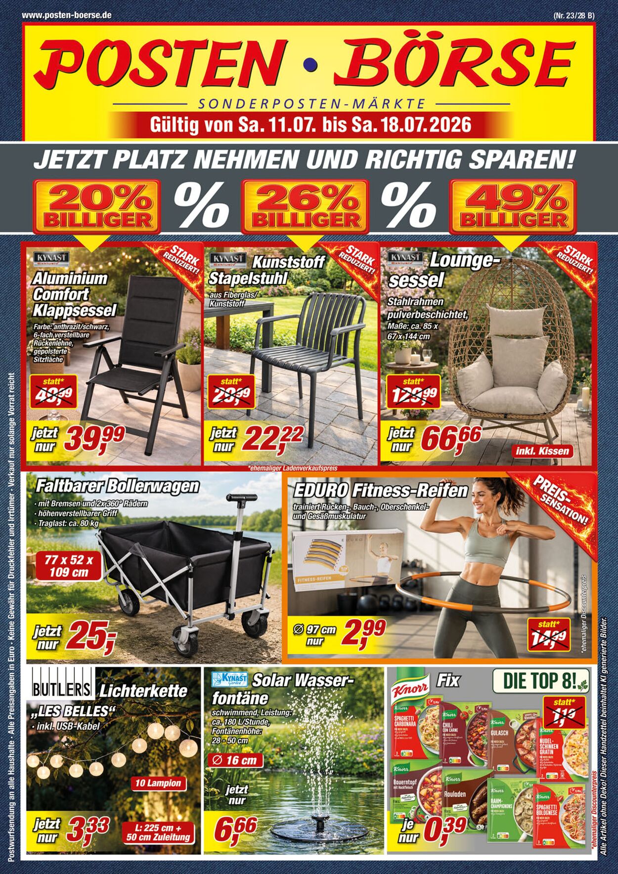 Prospekt Posten Börse 11.07.2026 - 19.07.2026