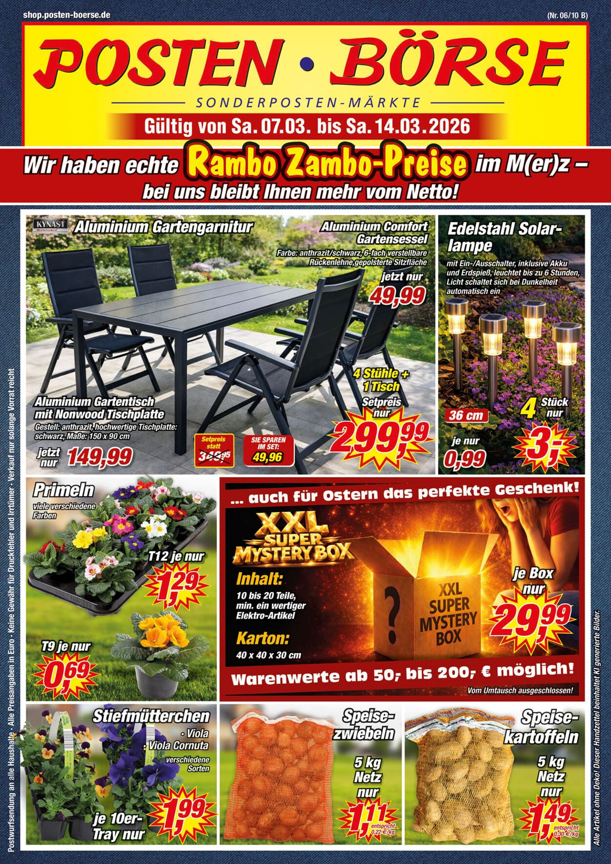 Prospekt Posten Börse 07.03.2026 - 15.03.2026