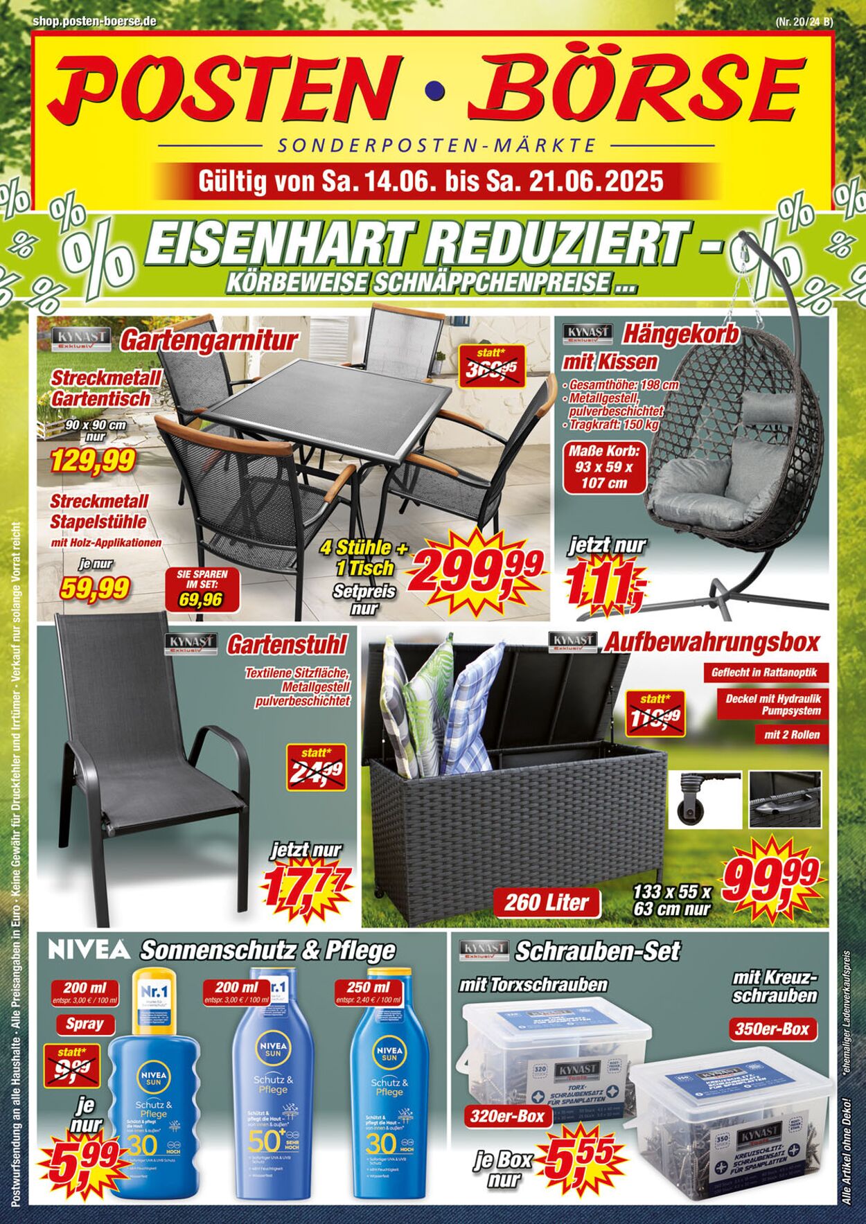 Prospekt Posten Börse 15.06.2025 - 29.06.2025