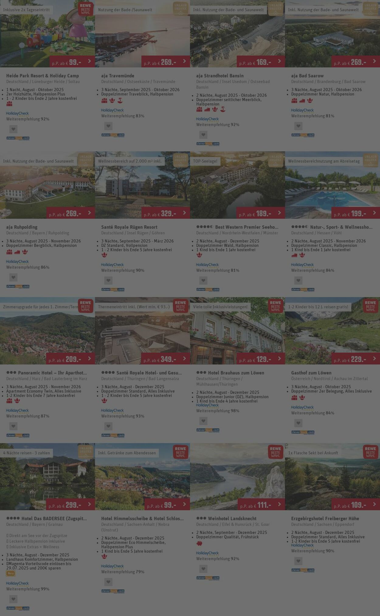 Prospekt REWE Reisen 18.08.2025 - 27.08.2025