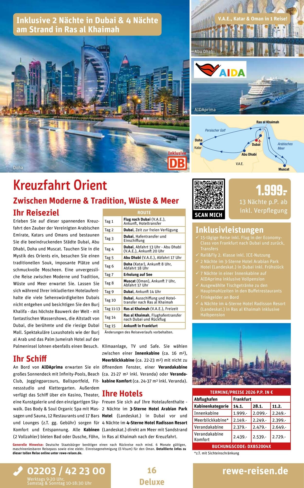 Prospekt REWE Reisen 01.07.2025 - 15.07.2025