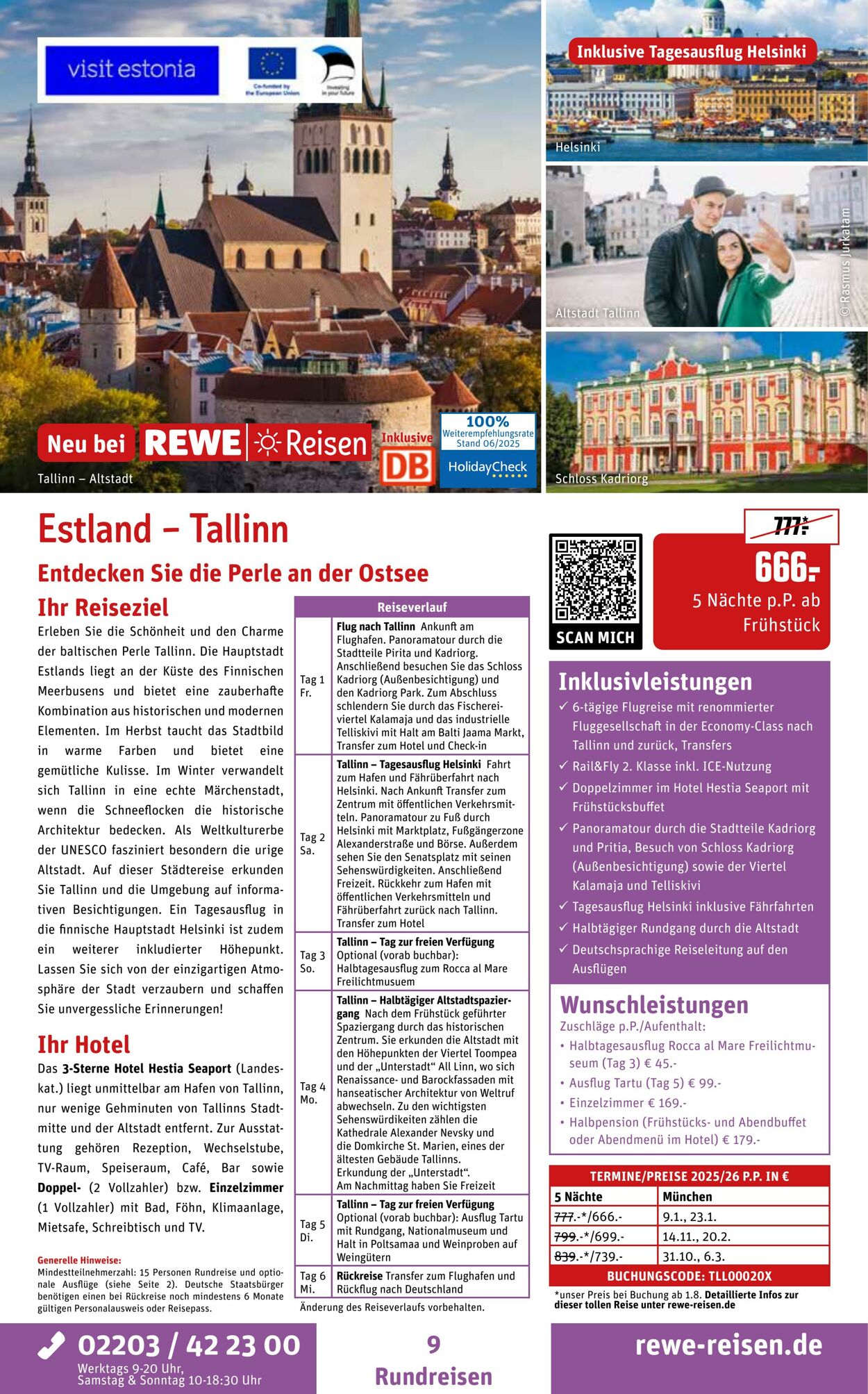 Prospekt REWE Reisen 01.07.2025 - 15.07.2025