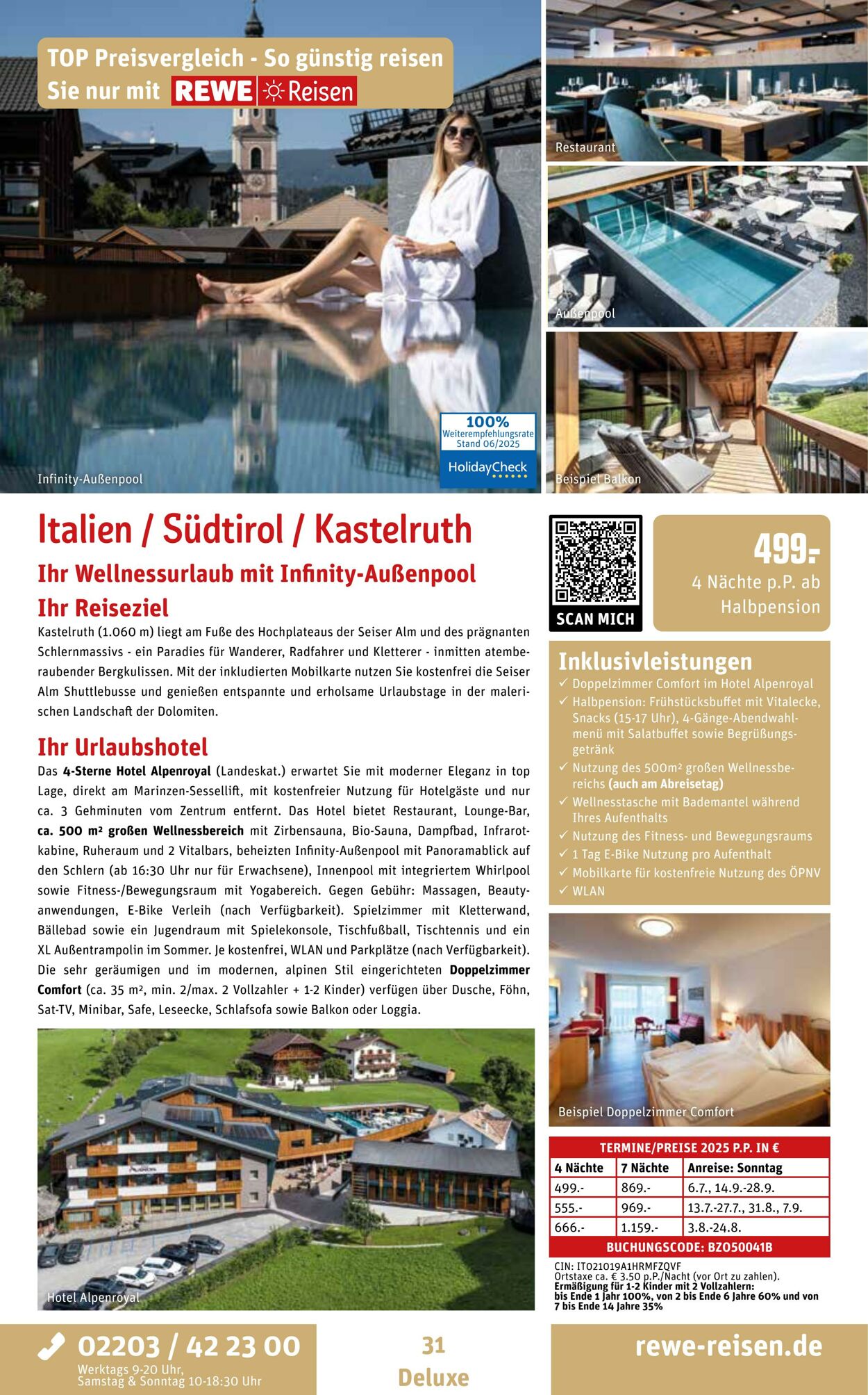 Prospekt REWE Reisen 01.07.2025 - 15.07.2025
