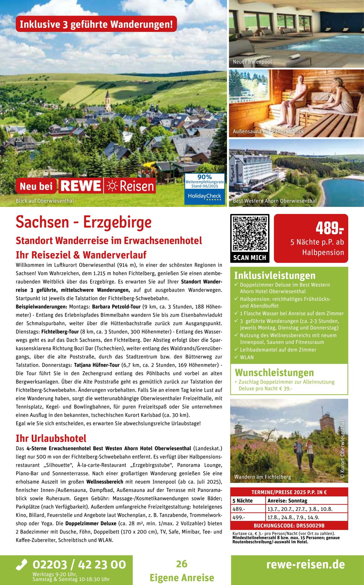 Prospekt REWE Reisen 01.07.2025 - 15.07.2025