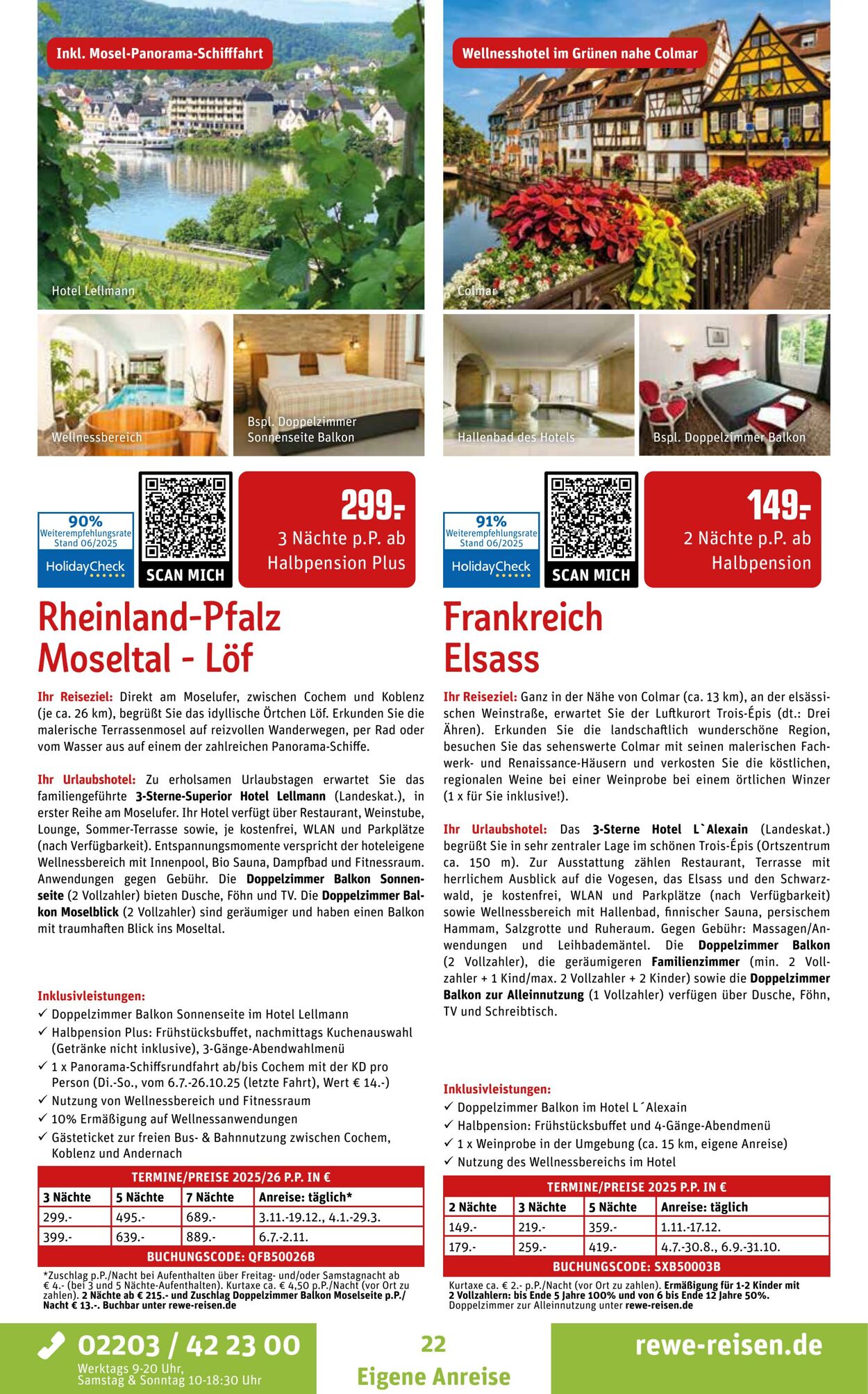 Prospekt REWE Reisen 01.07.2025 - 15.07.2025