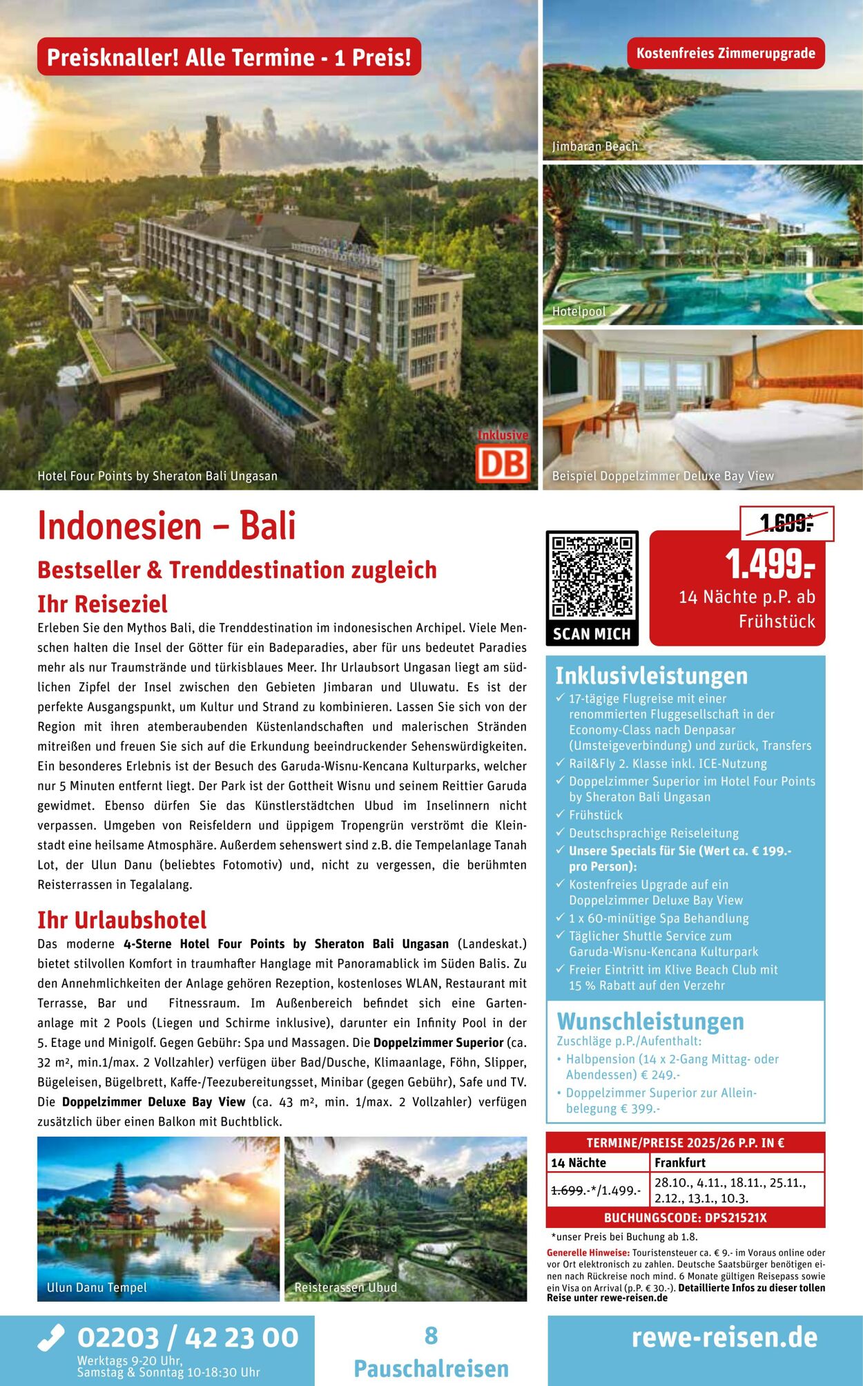 Prospekt REWE Reisen 01.07.2025 - 15.07.2025