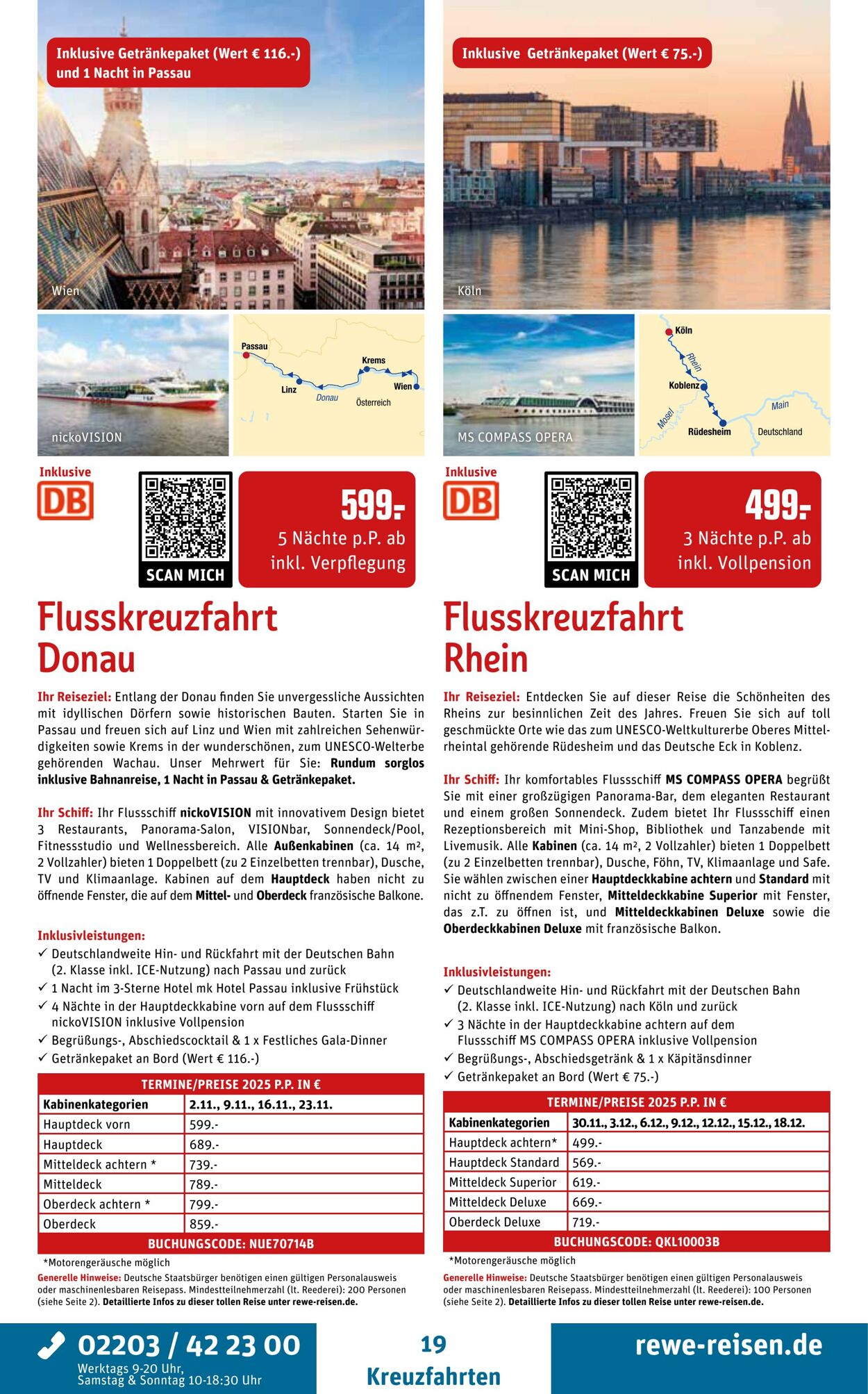 Prospekt REWE Reisen 01.07.2025 - 15.07.2025