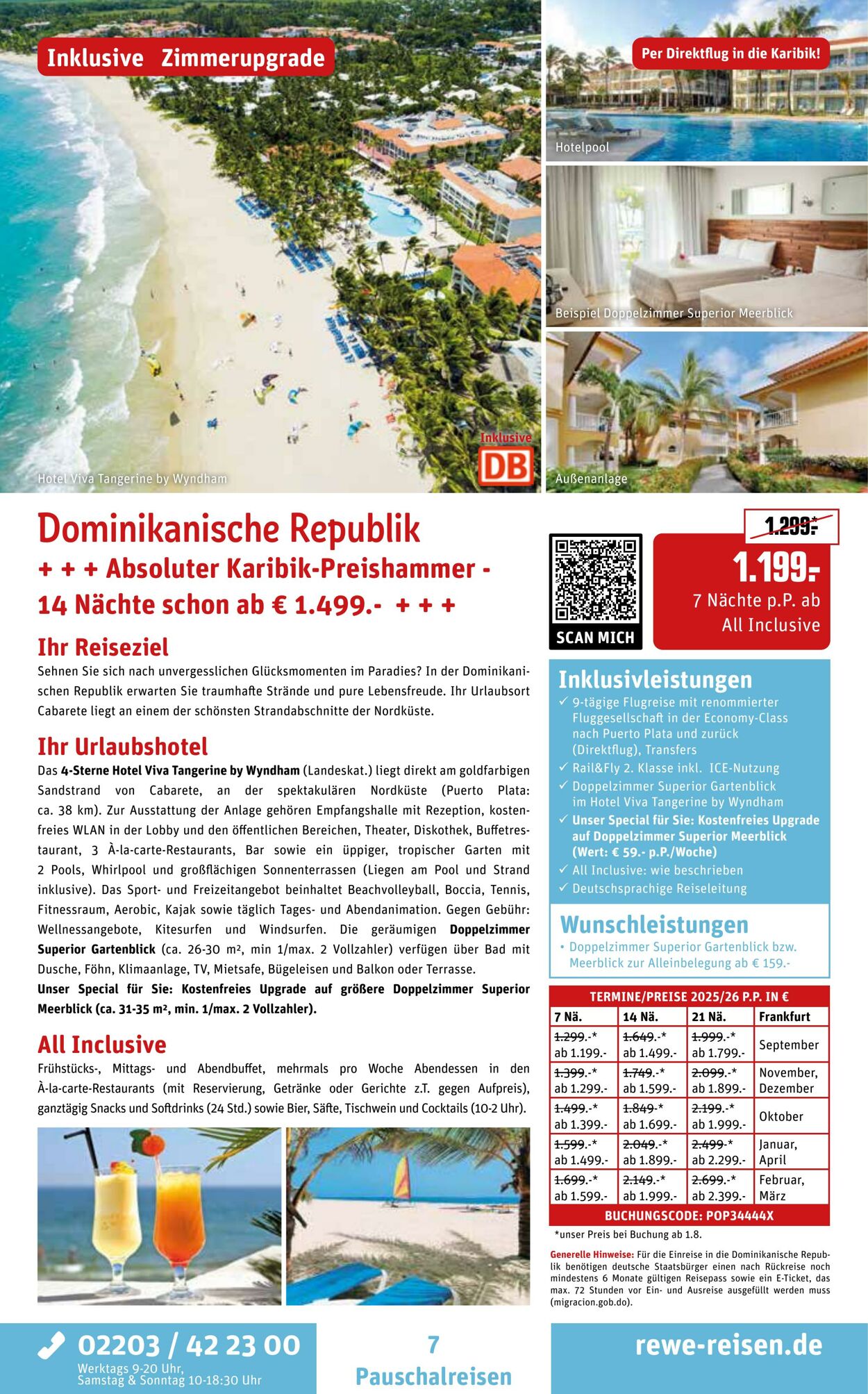 Prospekt REWE Reisen 01.07.2025 - 15.07.2025