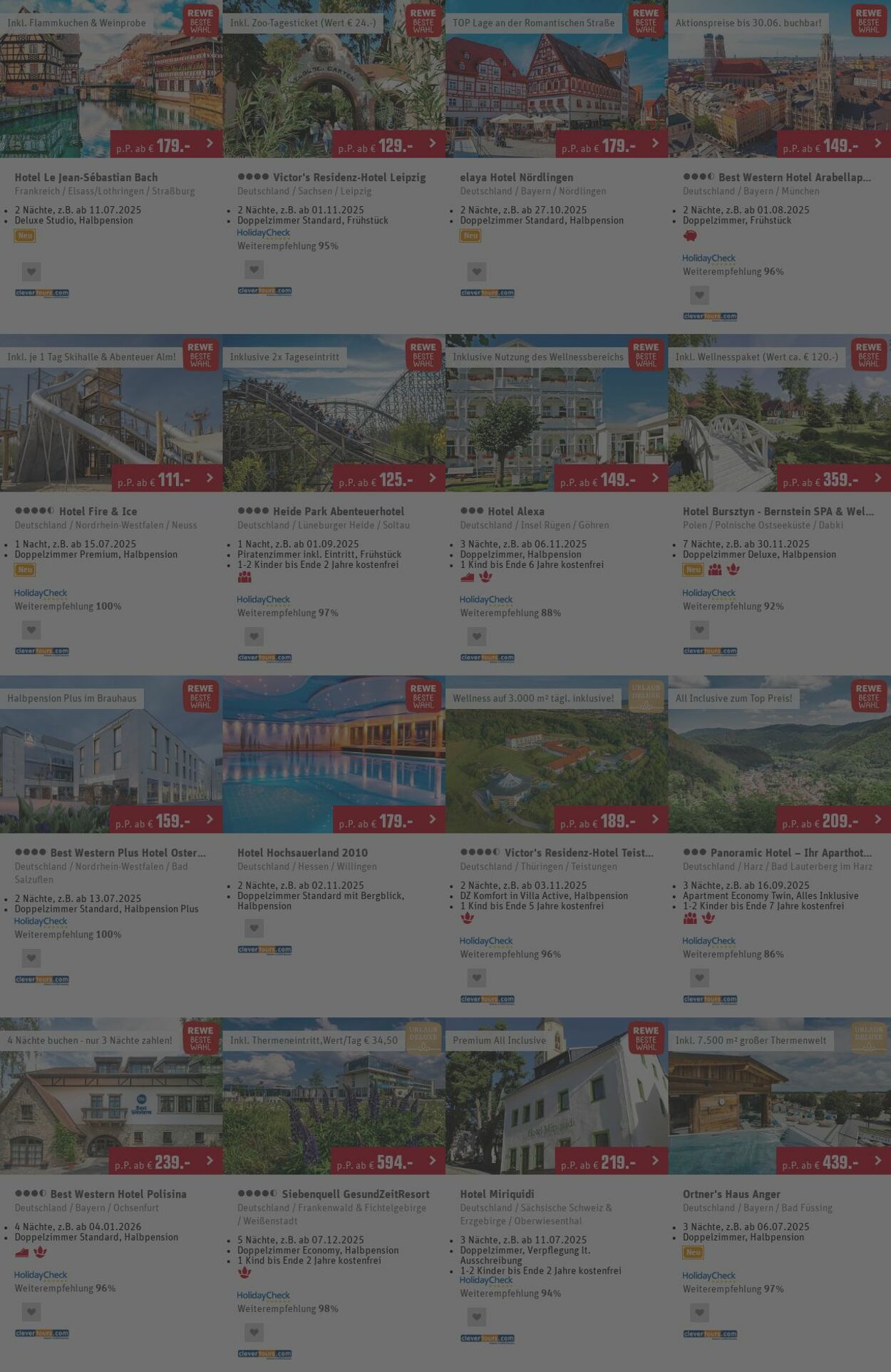 Prospekt REWE Reisen 30.06.2025 - 09.07.2025