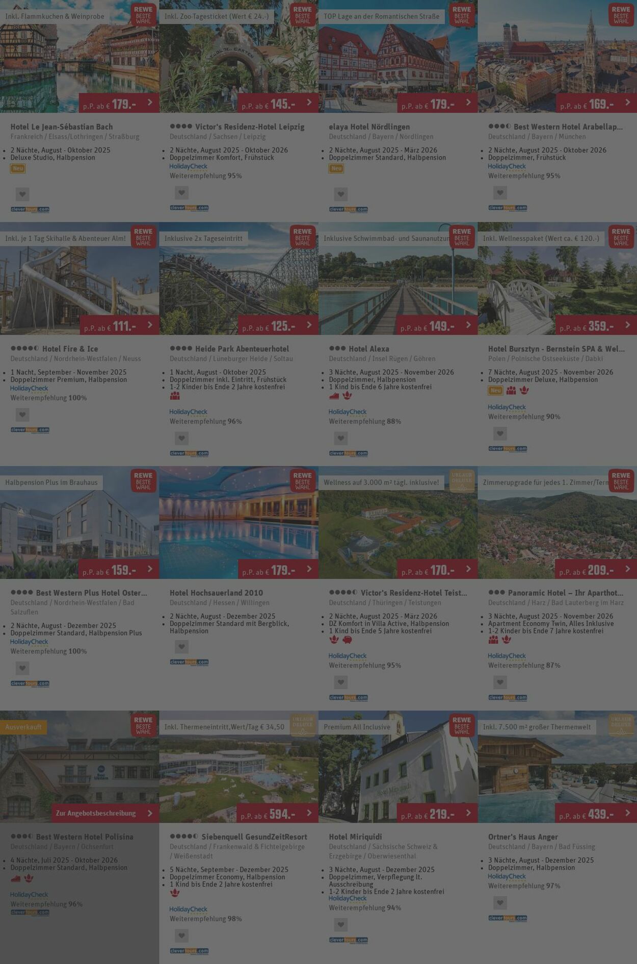 Prospekt REWE Reisen 18.08.2025 - 27.08.2025