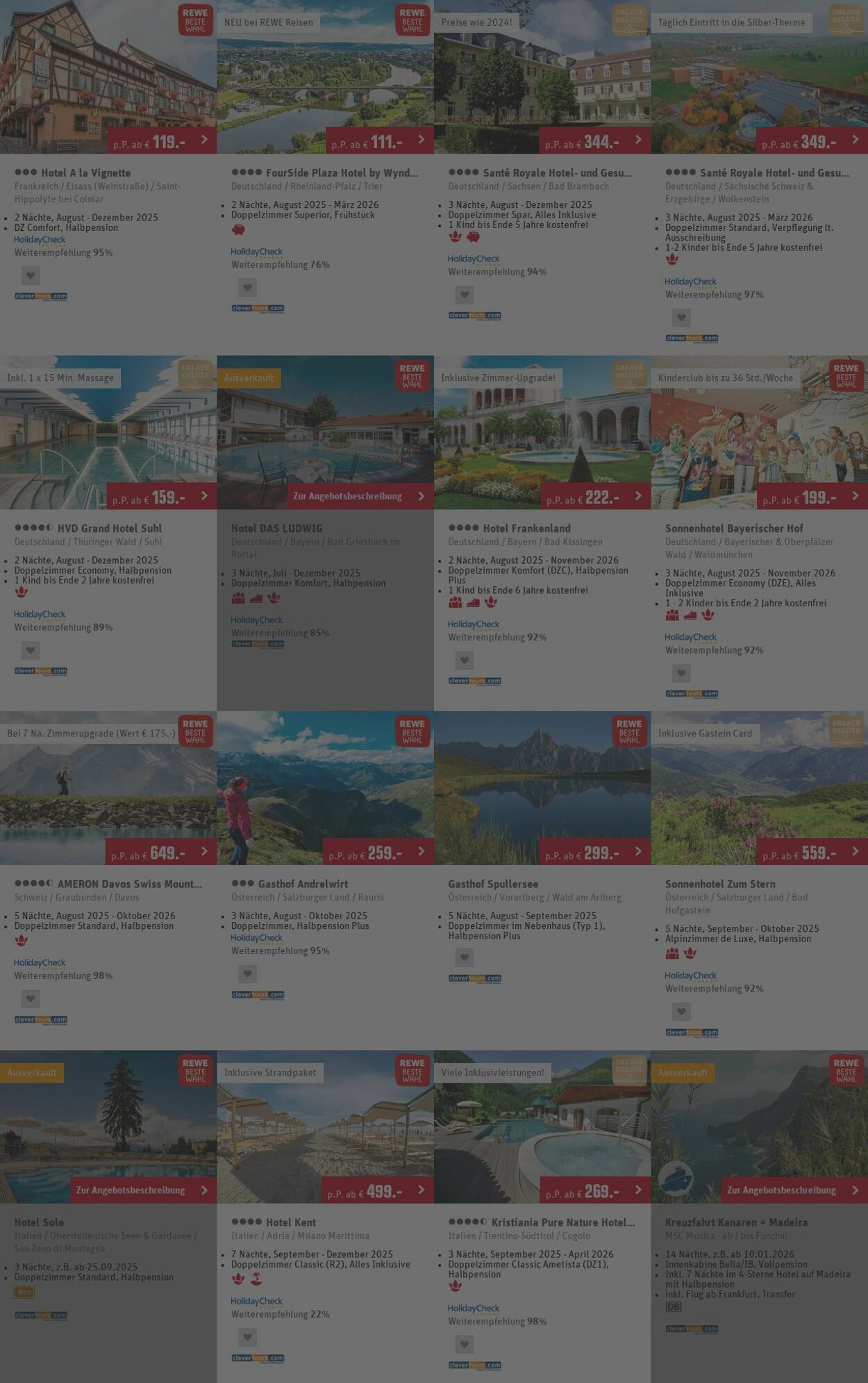 Prospekt REWE Reisen 18.08.2025 - 27.08.2025