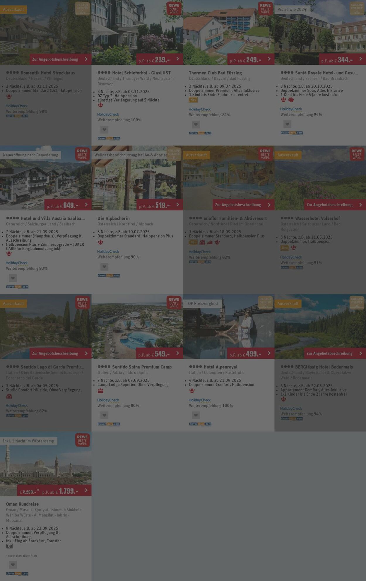 Prospekt REWE Reisen 30.06.2025 - 09.07.2025