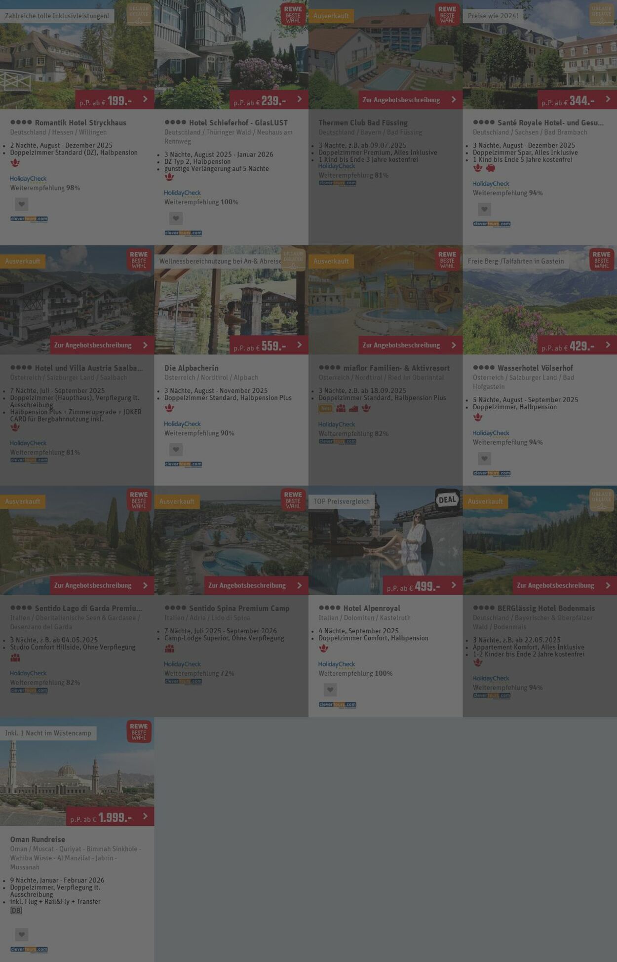 Prospekt REWE Reisen 18.08.2025 - 27.08.2025