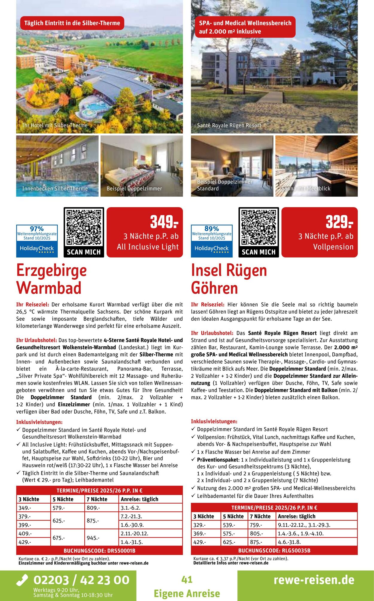 Prospekt REWE Reisen 27.10.2025 - 03.11.2025