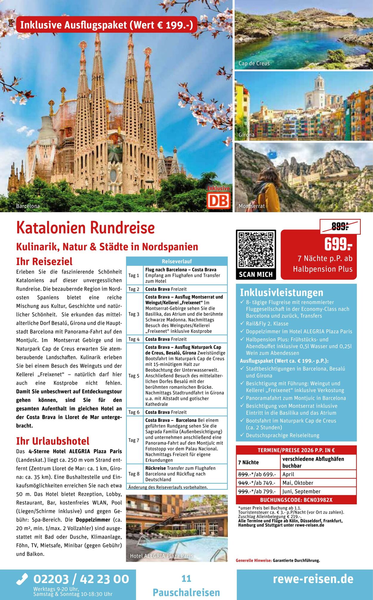 Prospekt REWE Reisen 27.10.2025 - 03.11.2025