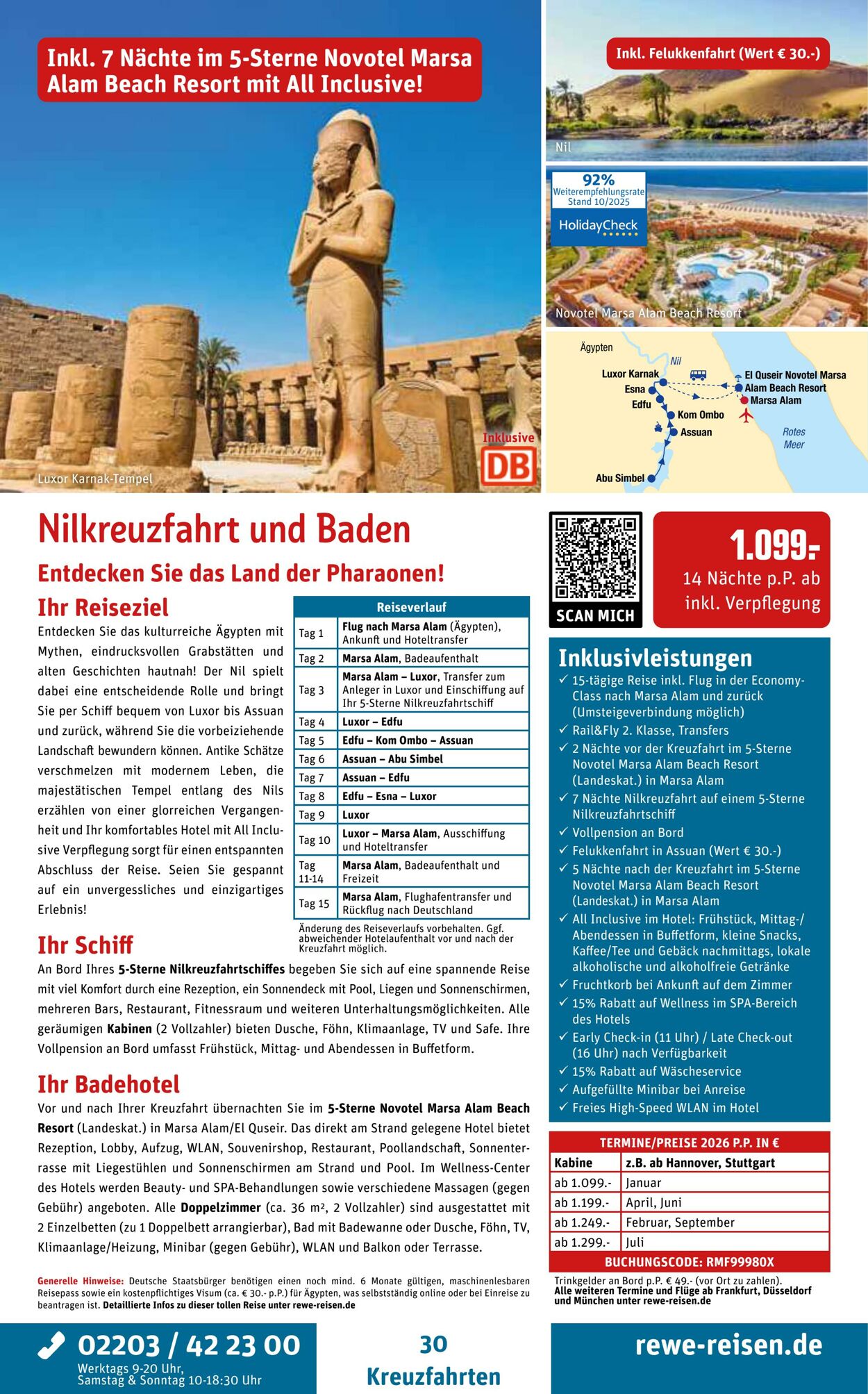 Prospekt REWE Reisen 27.10.2025 - 03.11.2025