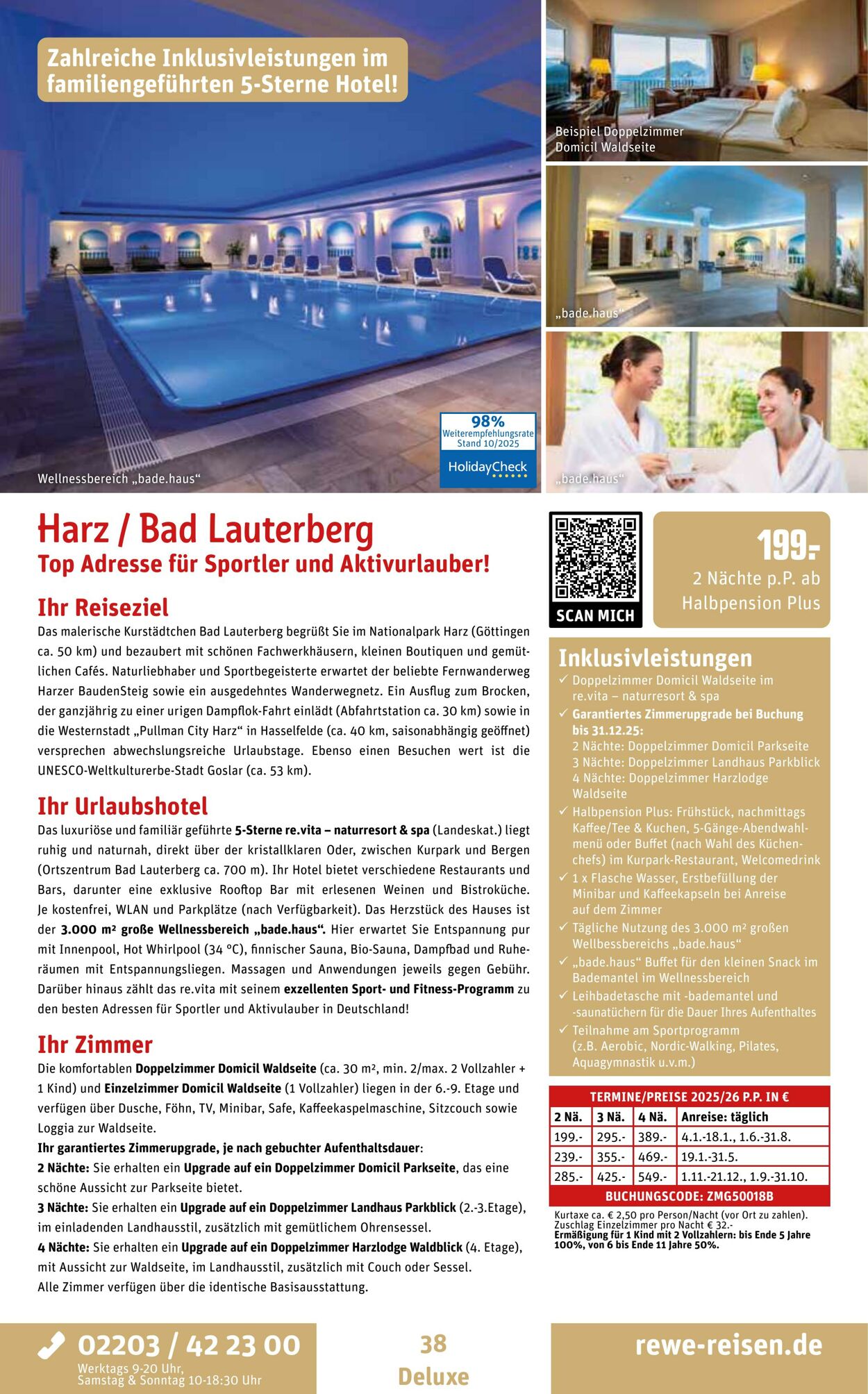 Prospekt REWE Reisen 27.10.2025 - 03.11.2025