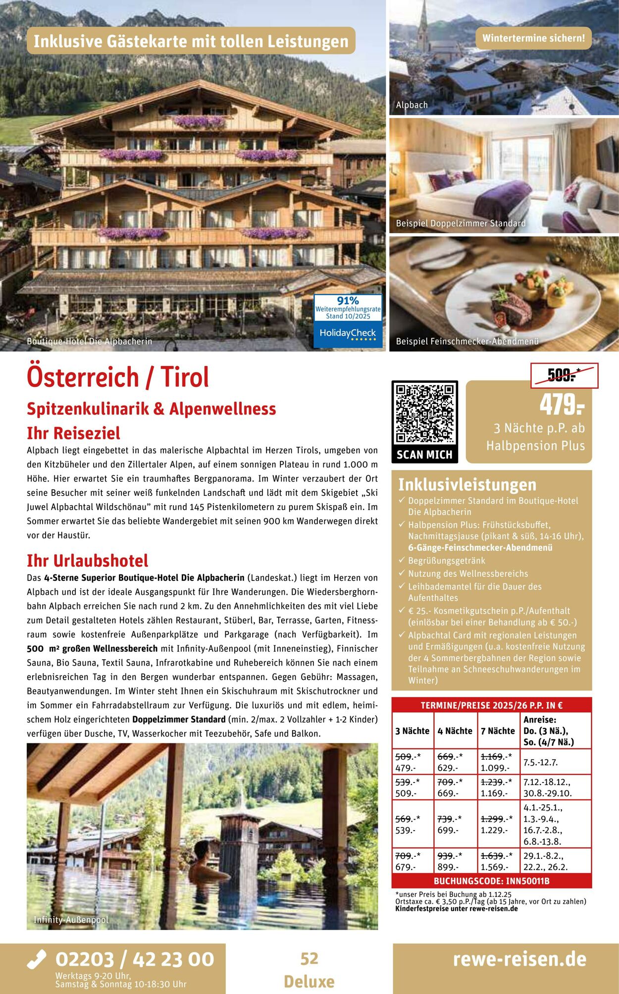 Prospekt REWE Reisen 27.10.2025 - 03.11.2025