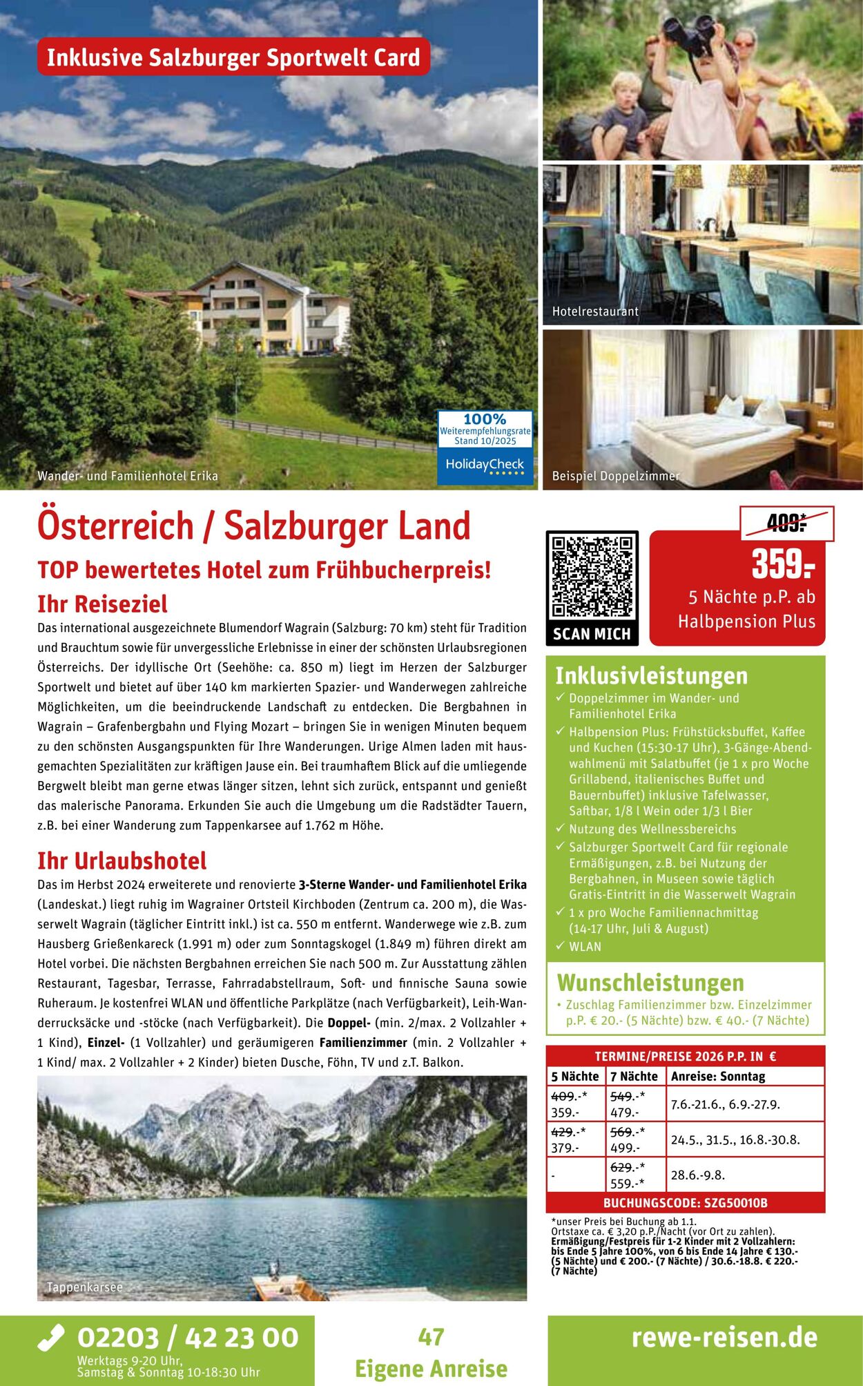 Prospekt REWE Reisen 27.10.2025 - 03.11.2025