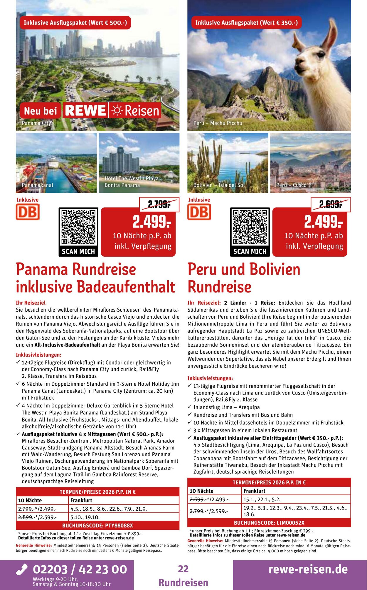 Prospekt REWE Reisen 27.10.2025 - 03.11.2025