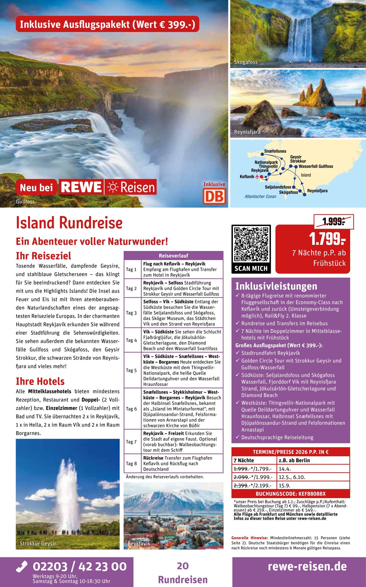 Prospekt REWE Reisen 27.10.2025 - 03.11.2025