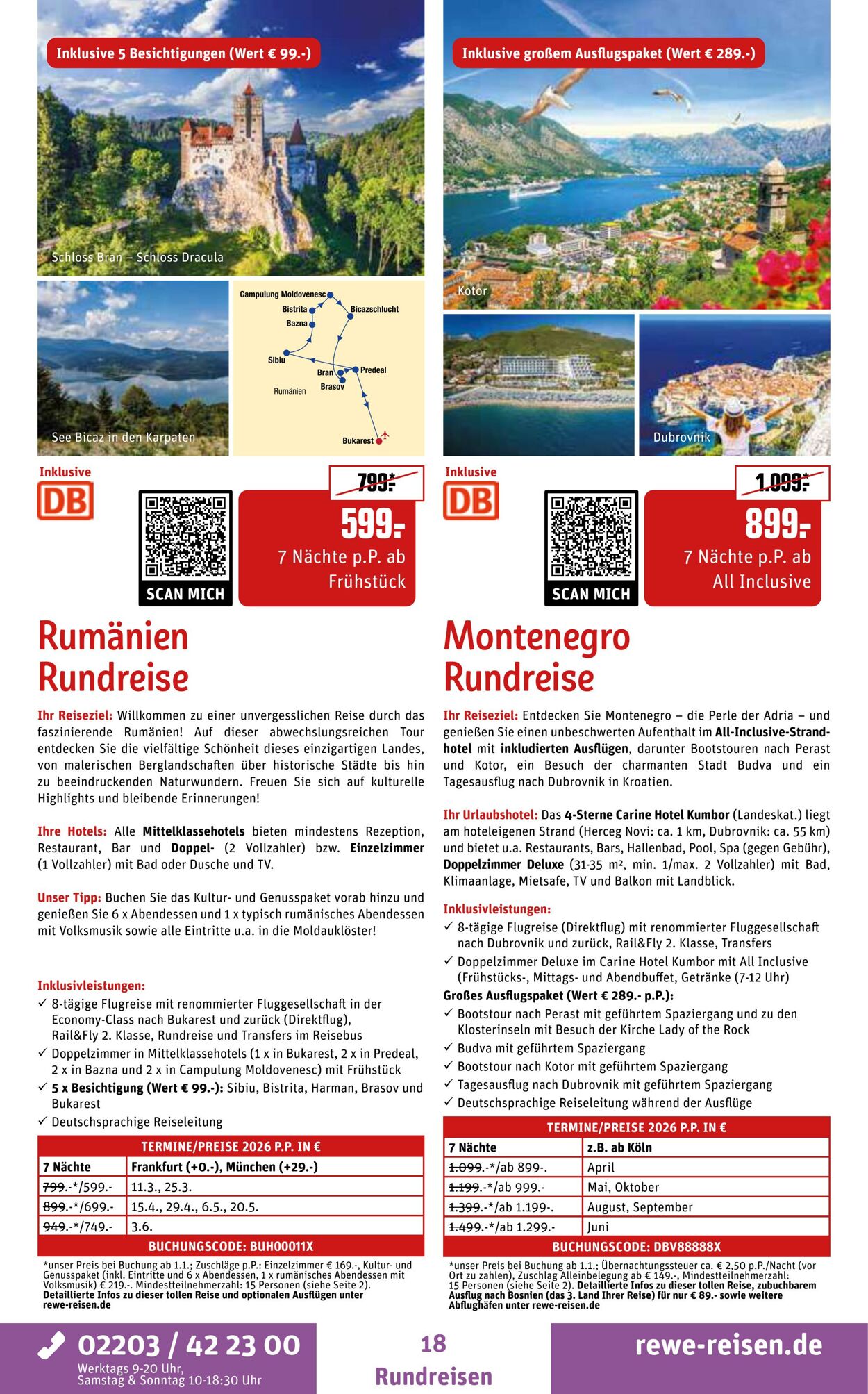 Prospekt REWE Reisen 27.10.2025 - 03.11.2025