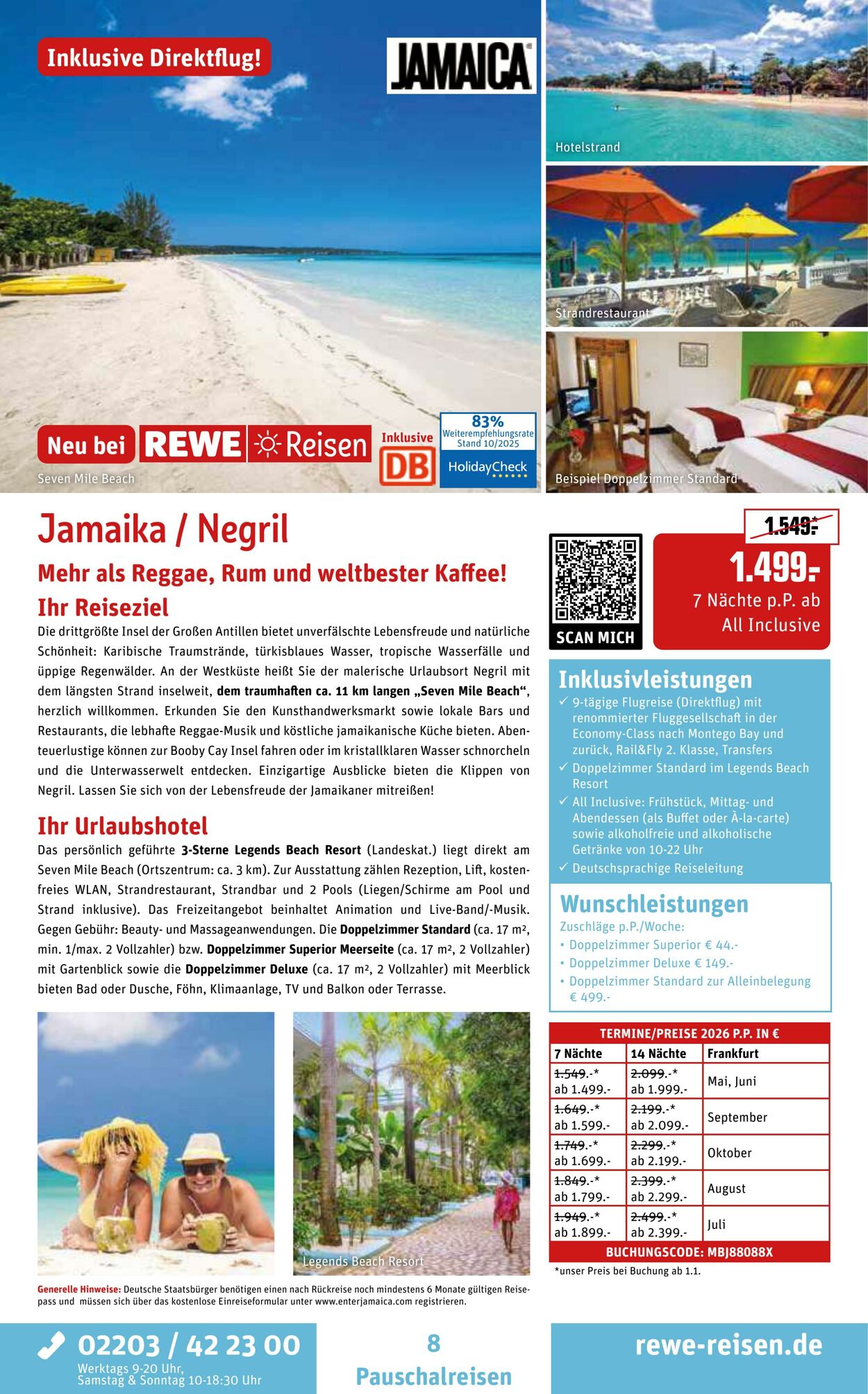 Prospekt REWE Reisen 27.10.2025 - 03.11.2025