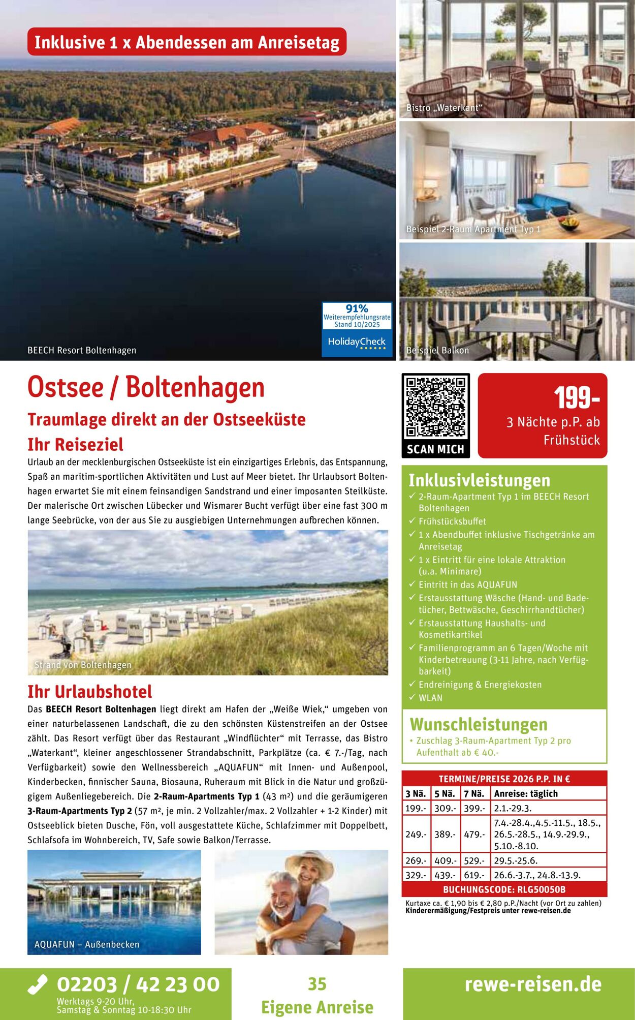 Prospekt REWE Reisen 27.10.2025 - 03.11.2025